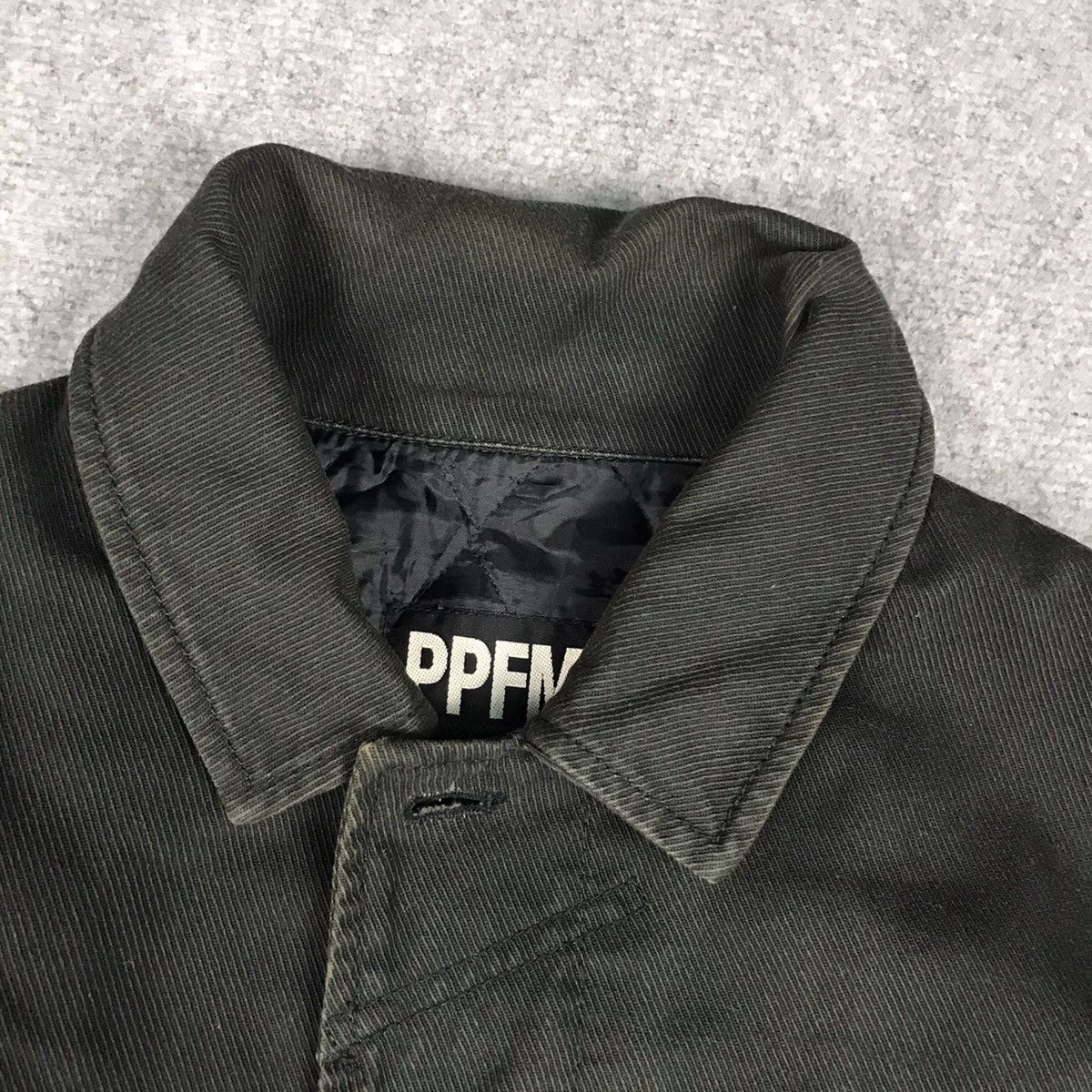 Japanese Brand × PPFM PPFM IF SIX WAS NINE STYLE BLACK FADED BUTTON JACKET Size US L / EU 52-54 / 3 - 6 Thumbnail