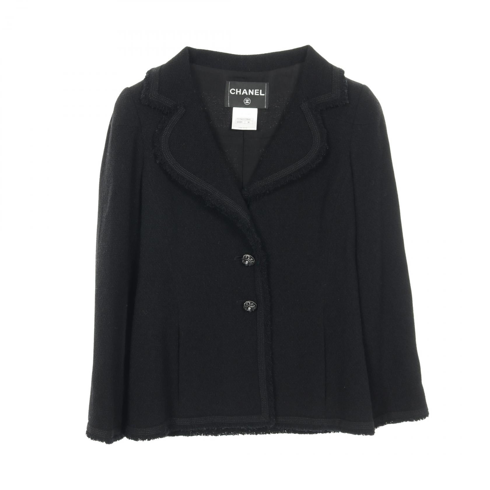Chanel Chanel Chanel Coco Mark Wool Nylon Outerwear Textile Outerwear DUTY FREE for USA Size ONE SIZE - 1 Thumbnail