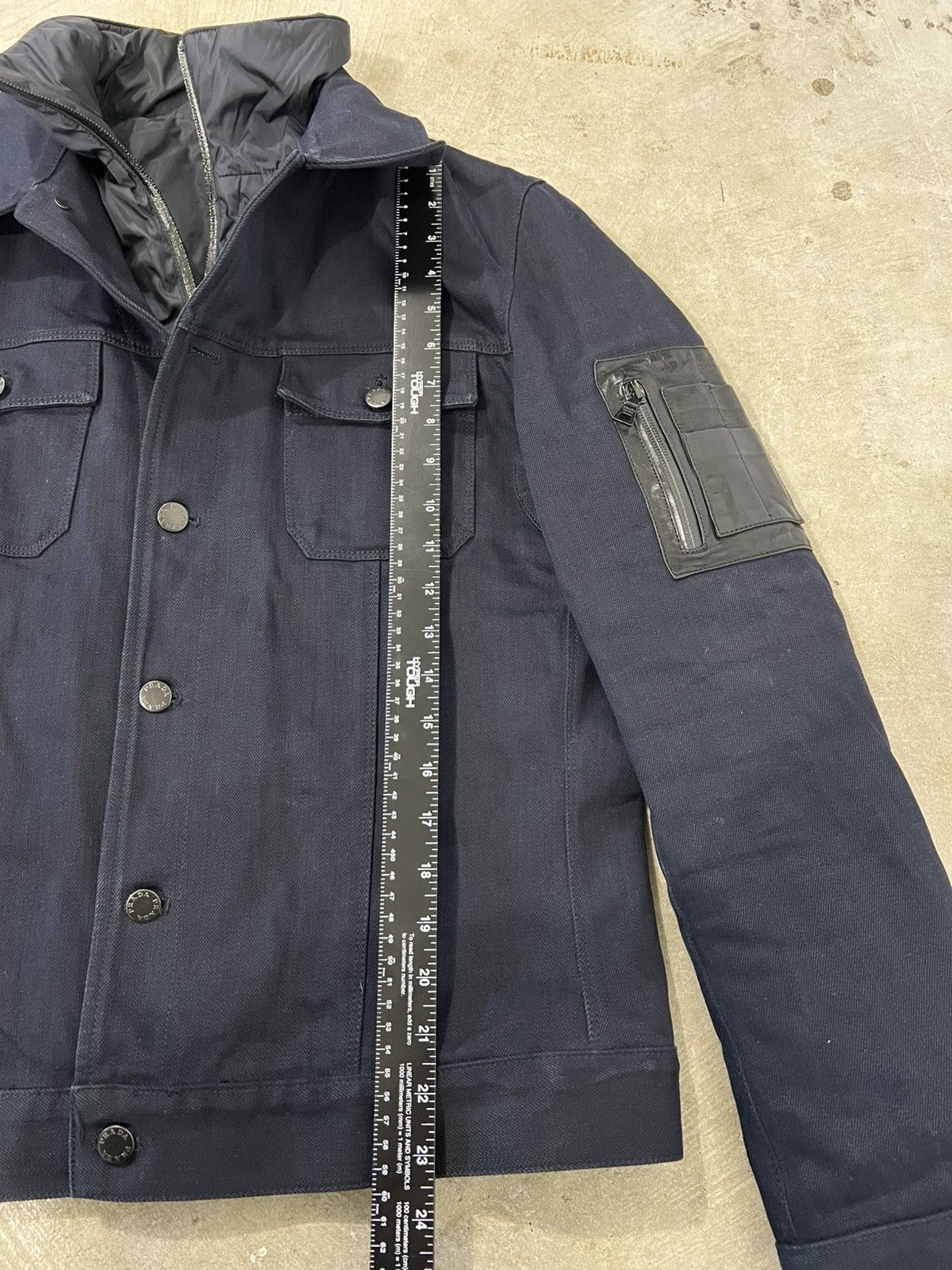 Prada Prada milano cotton Jacket Dark Navy Size 52/M Made in Italy Size US M / EU 48-50 / 2 - 11 Thumbnail