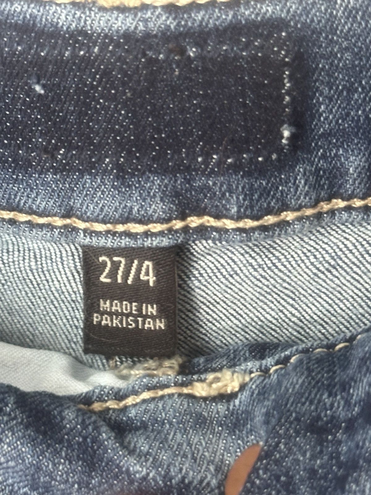 Banana Republic Striped Designer Denim Size US 28 / EU 44 - 4 Thumbnail