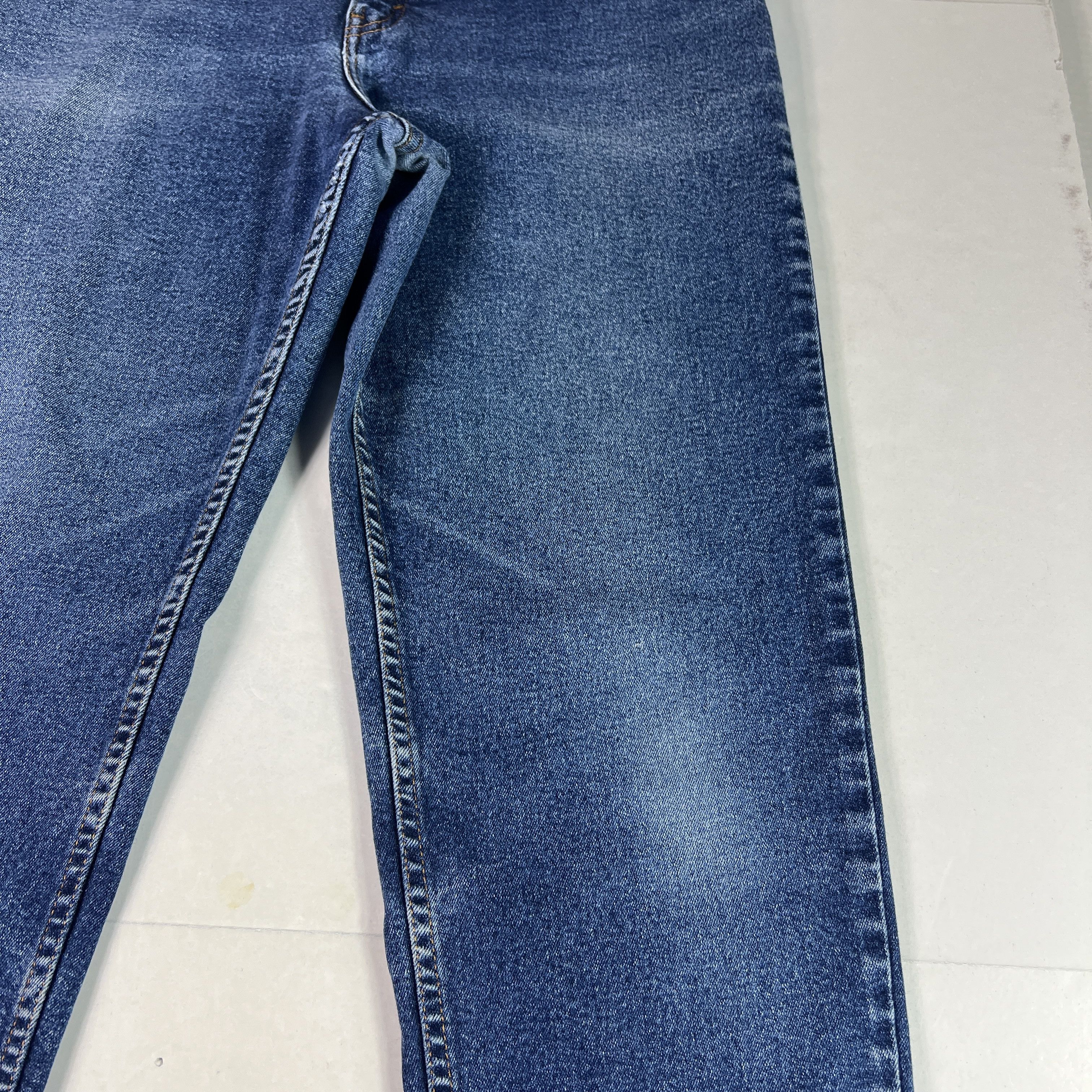 Levi's VTG 90s Levi's Jeans 550 Relaxed Tapered Blue Stretch Denim Size 30" / US 8 / IT 44 - 5 Thumbnail