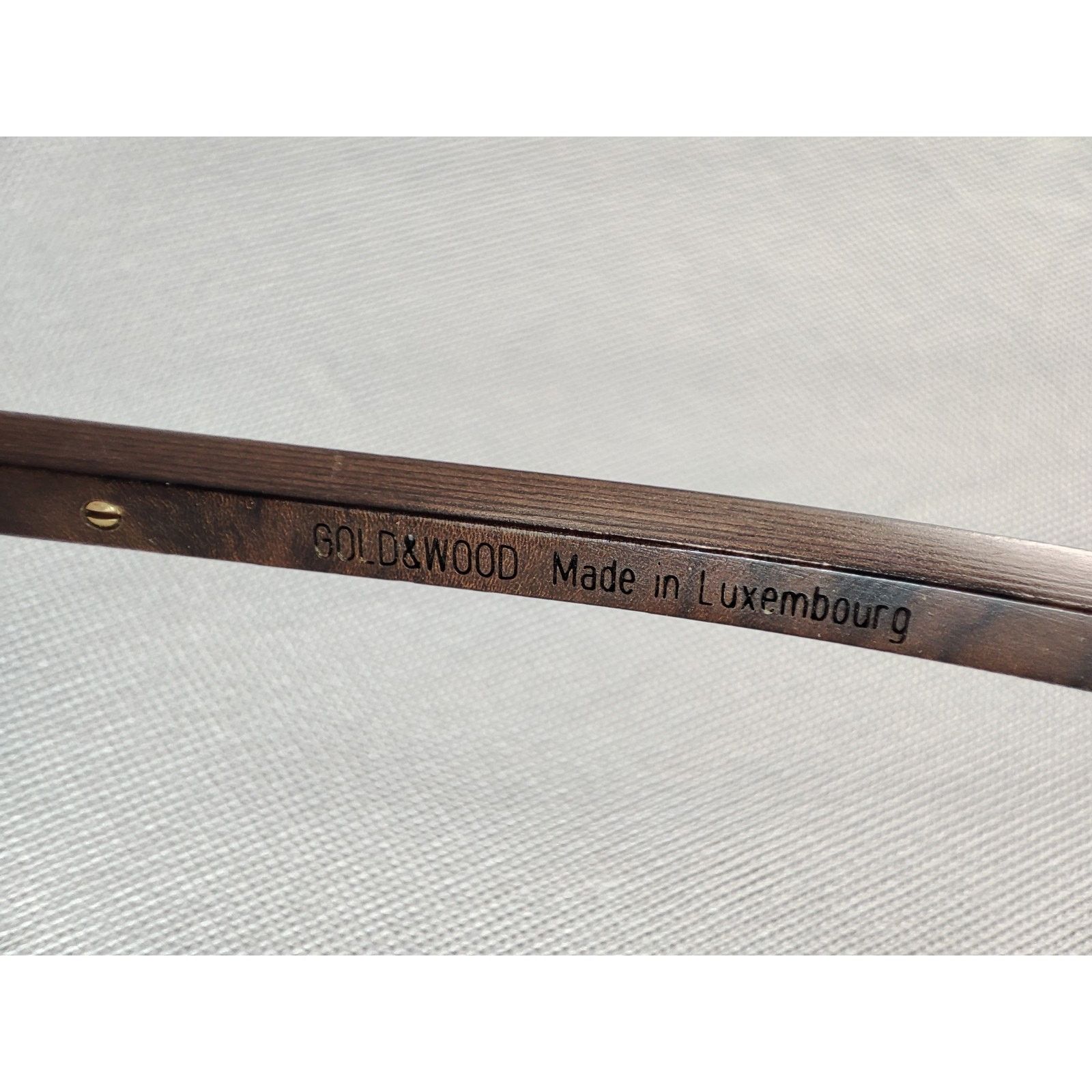 Gold And Wood Gold & Wood LoR70 Rimless Luxury Frames Gold Tone Luxembourg Size ONE SIZE - 12 Thumbnail