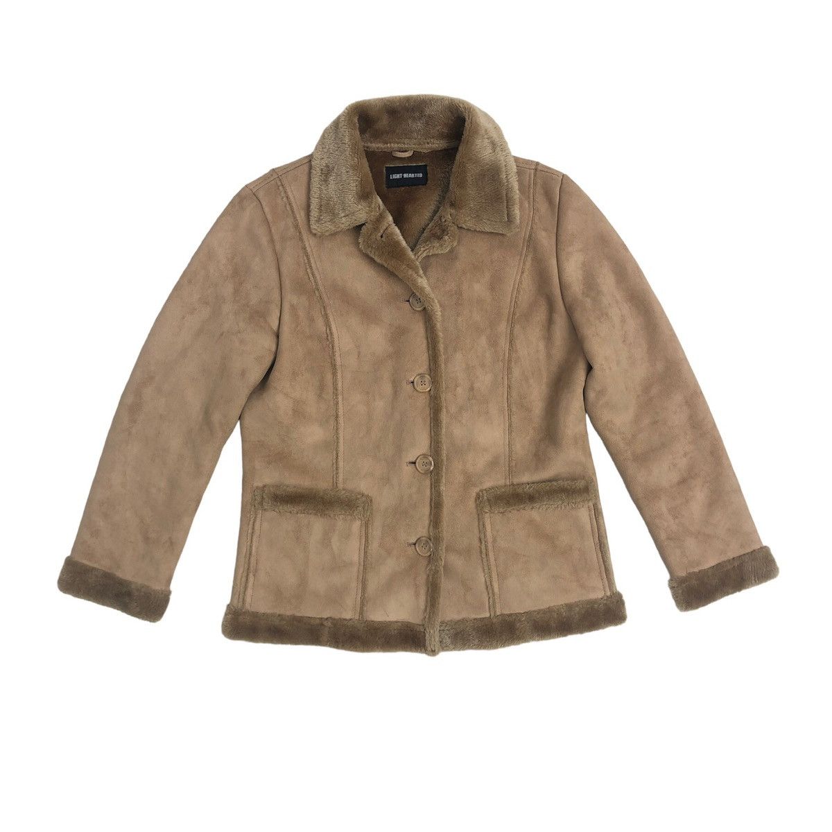 Vintage Japanese Light-Hearted Shearling Jacket