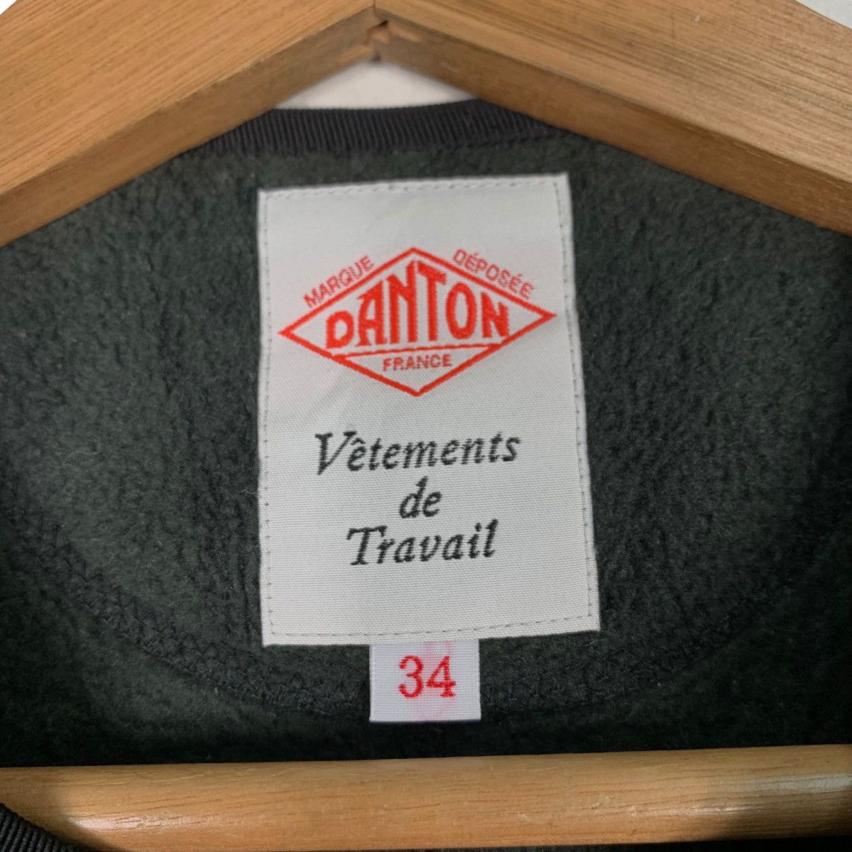 Danton DANTON Snap Button Fleece Jacket #0922-C41 Size US M / EU 48-50 / 2 - 16 Thumbnail