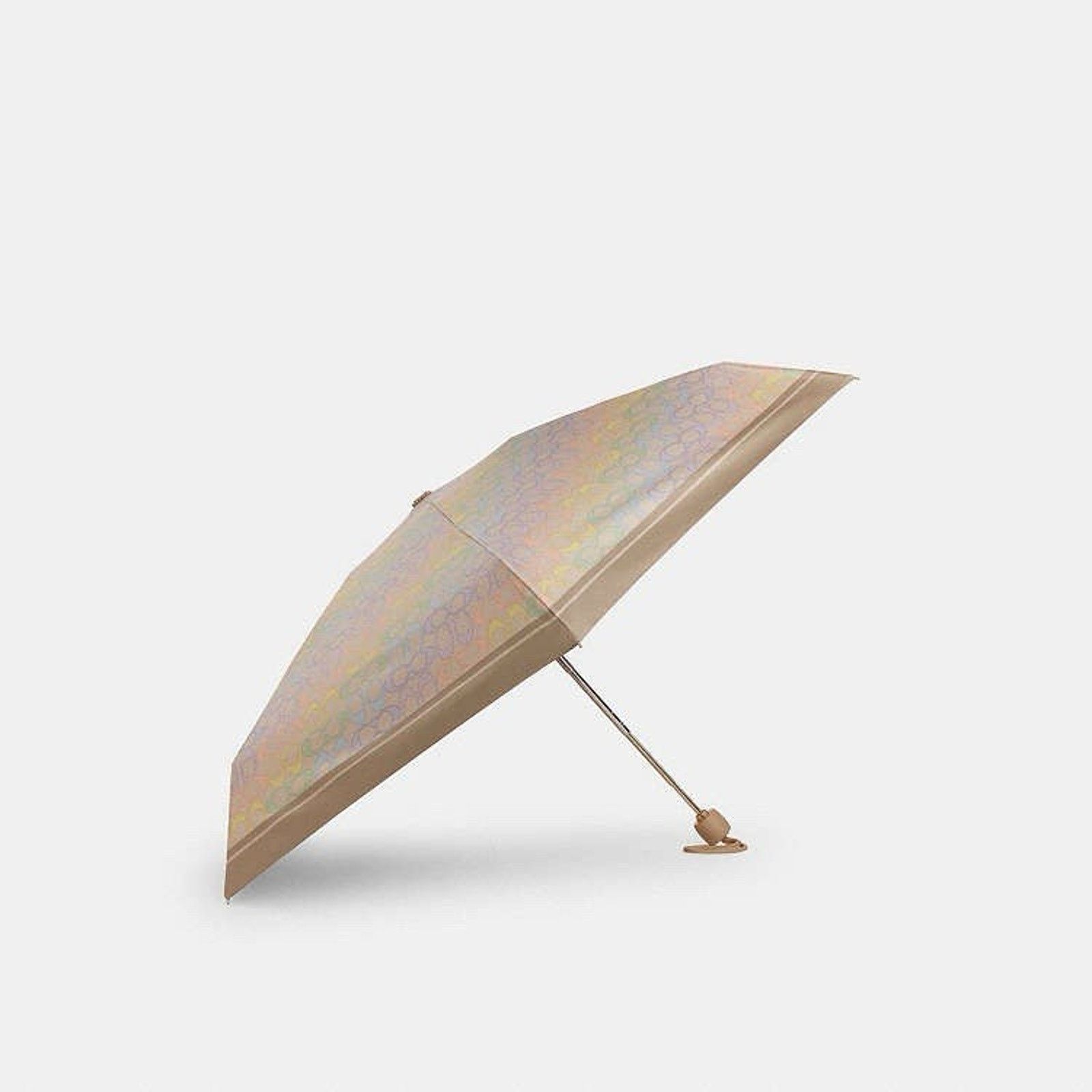 Coach NWT Coach Uv Protection Umbrella Rainbow Signature CDF40 Size ONE SIZE - 6 Thumbnail