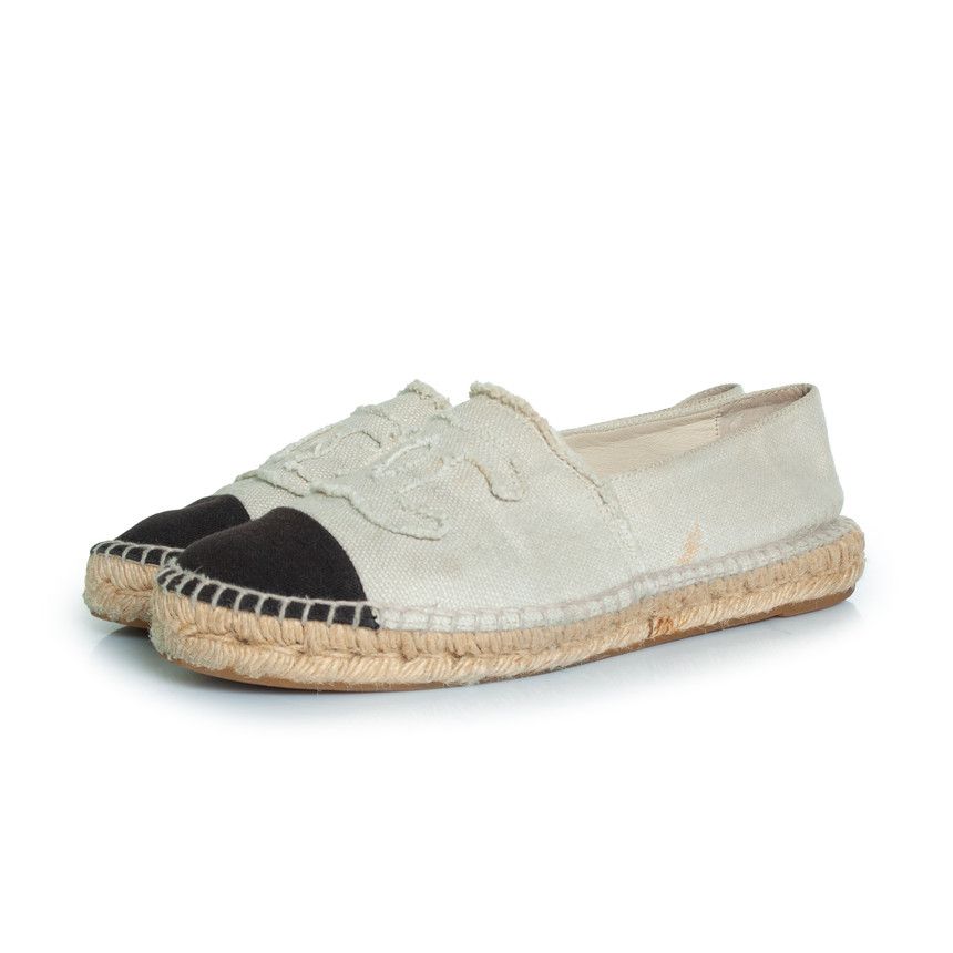 Chanel Chanel, canvas espadrilles in beige Size US 11 / IT 41 - 1 Thumbnail