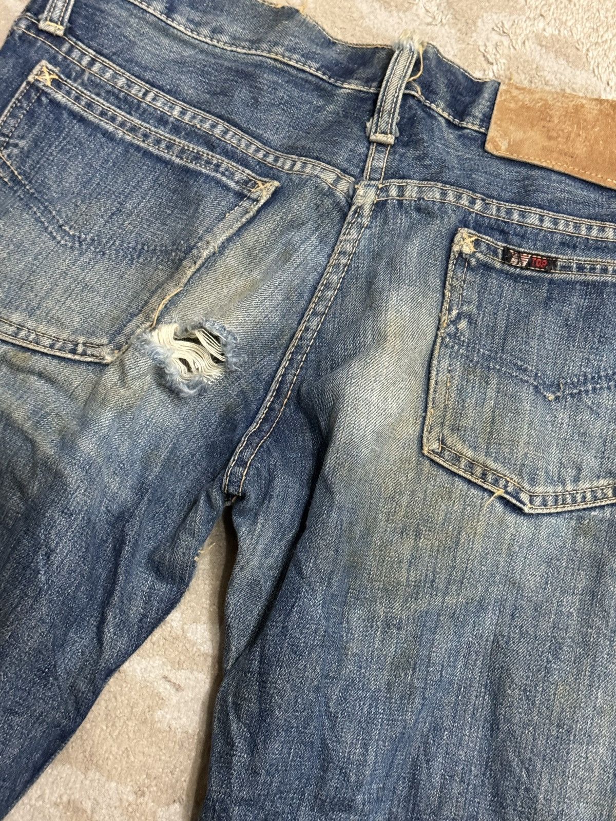 Vintage VINTAGE US TOP FLARE JEANS Size US 32 / EU 48 - 4 Thumbnail