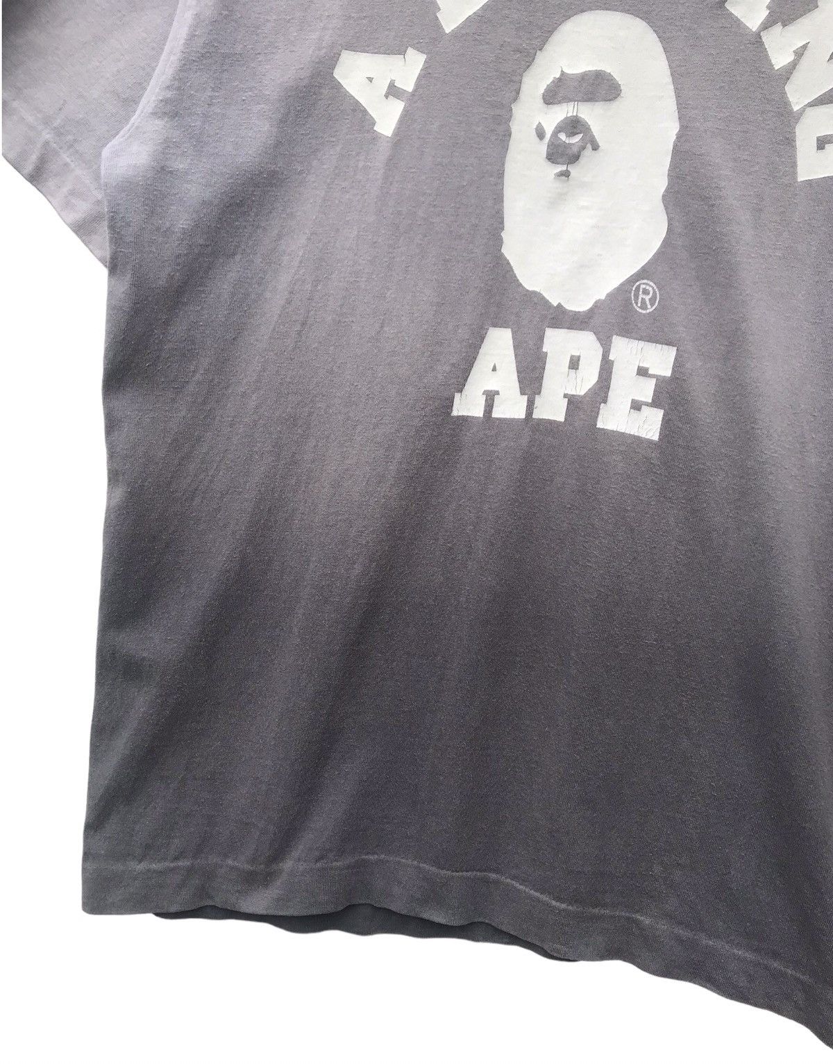 Bape Vintage Bape Gradient College Tee Size US M / EU 48-50 / 2 - 8 Thumbnail