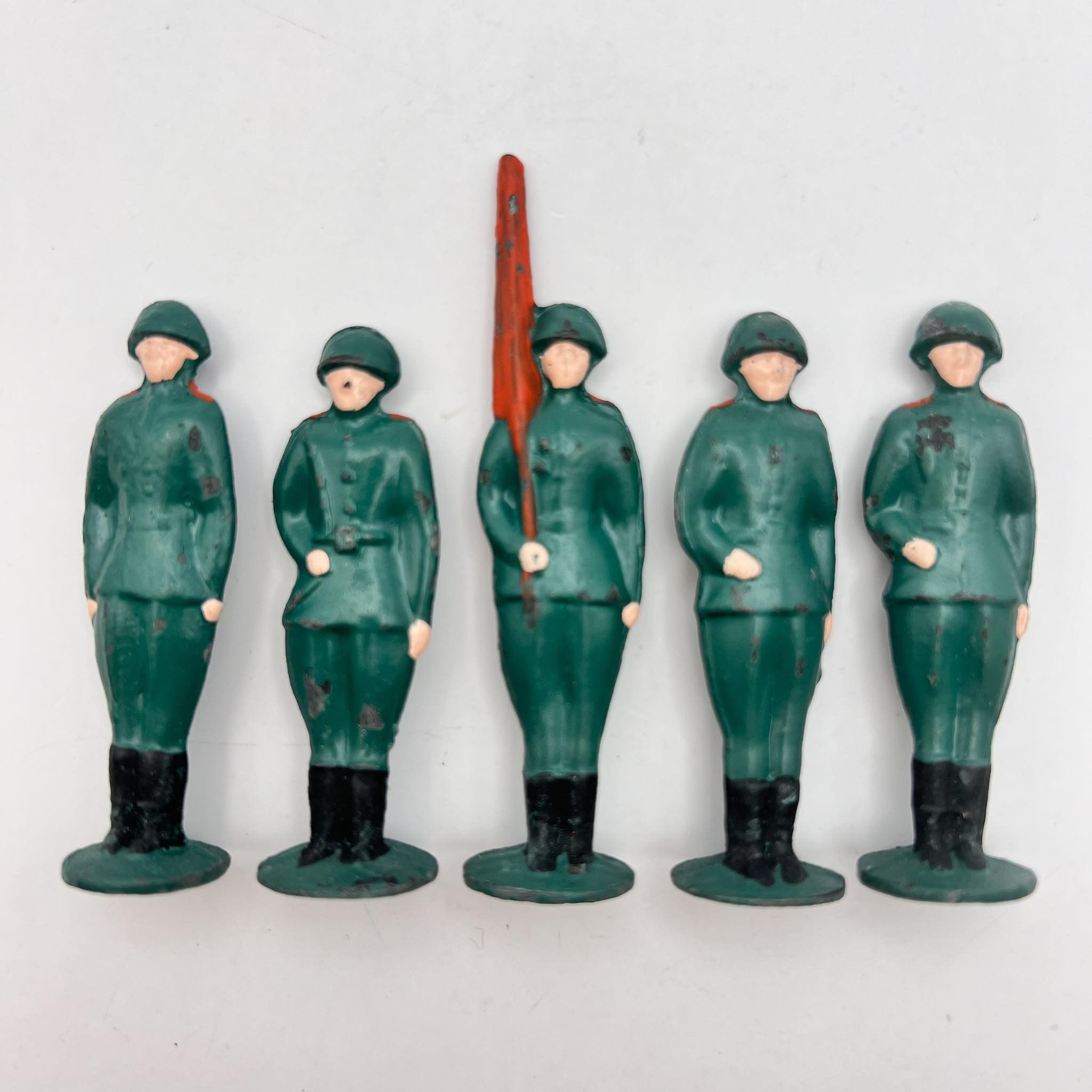 Vintage Iron Tin Toy Army Military USSR WW2 Red Army