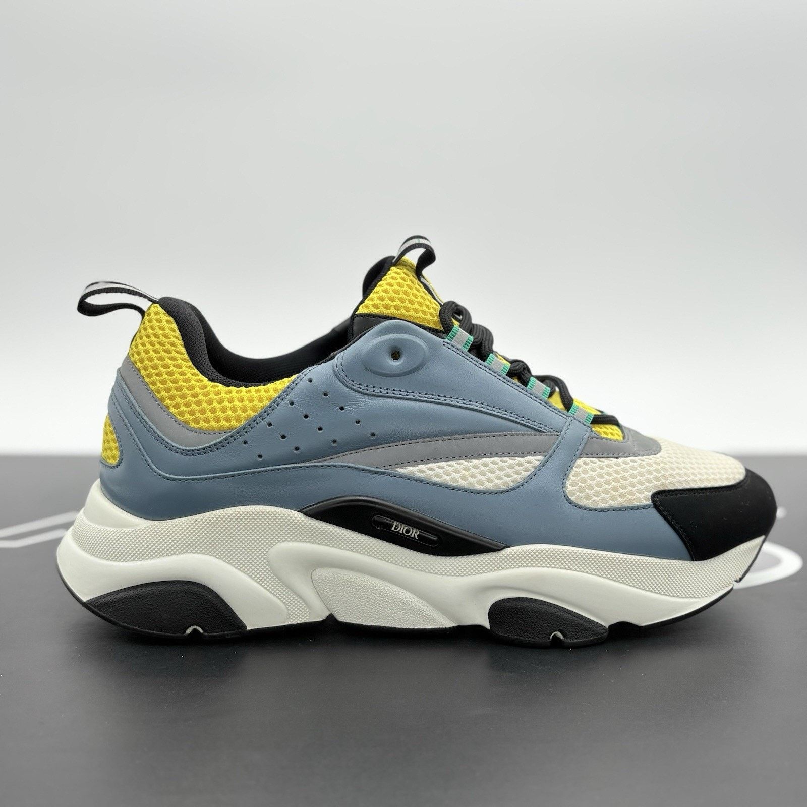 Dior Dior B22 Sneaker ' Blue Yellow ' | SUPER CLEAN! Size US 12 / EU 45 - 2 Thumbnail
