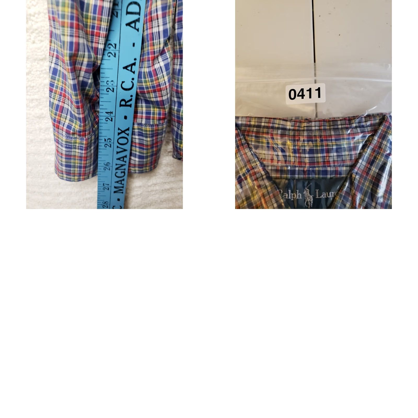 Ralph Lauren Ralph Lauren Mens Large Custom Fit L/S Button-Down Multicolor Plaid Shirt Size US L / EU 52-54 / 3 - 10 Thumbnail