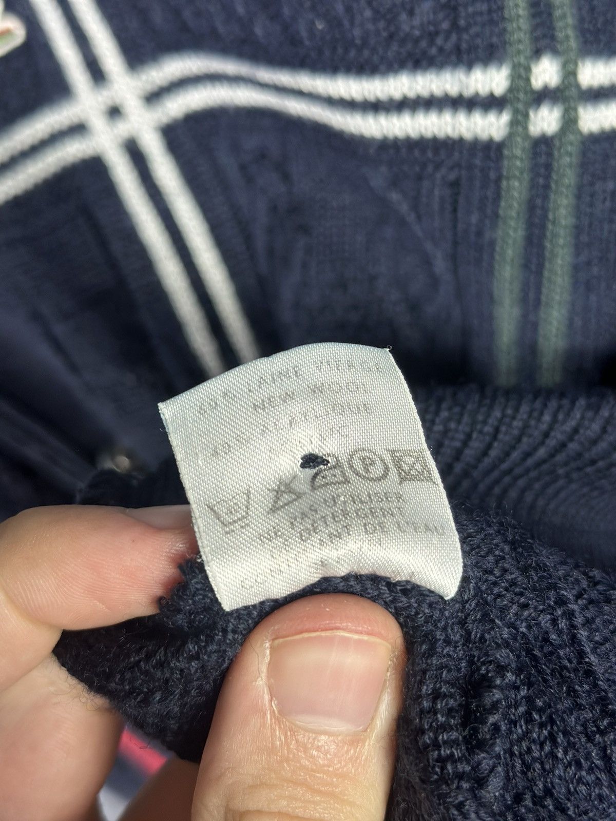 Lacoste × Vintage Vintage 90s Lacoste Knit Cardigan Sweater Size US M / EU 48-50 / 2 - 10 Thumbnail