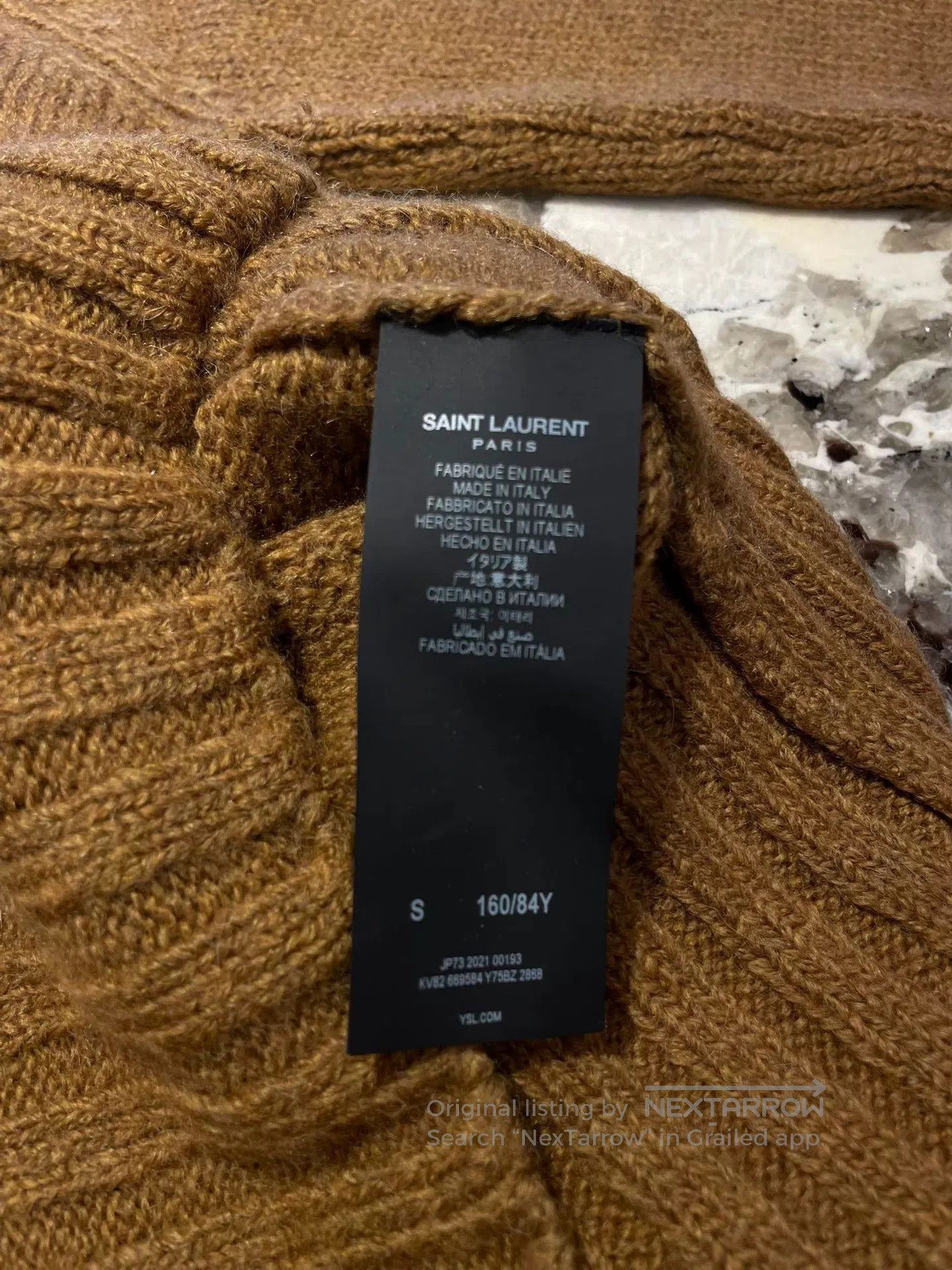 Saint Laurent Paris Saint Laurent Brown Turtleneck Sweater. Size S / US 4 / IT 40 - 3 Thumbnail
