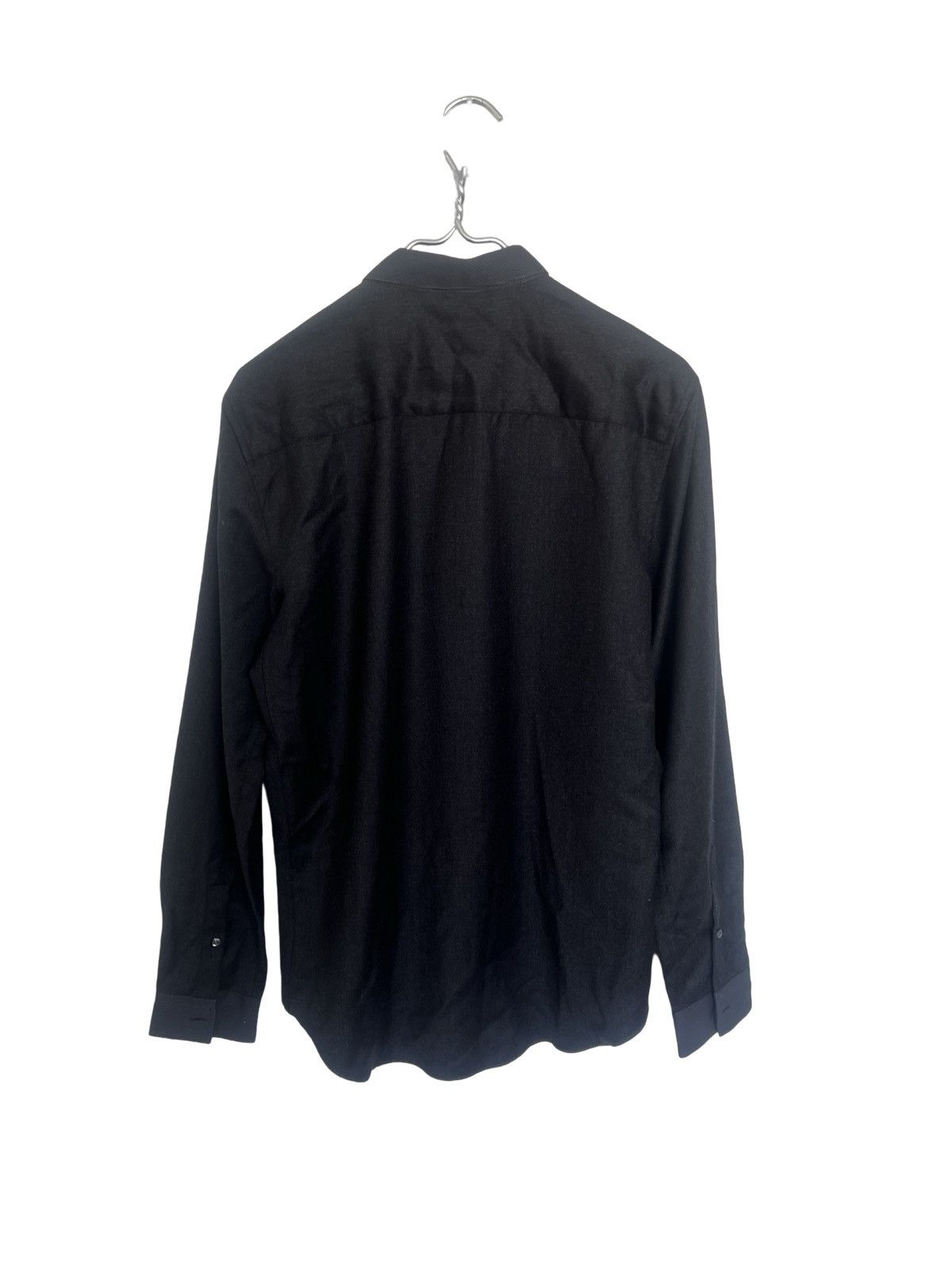 Emporio Armani Emporio Armani Black Button Down Shirt Size US M / EU 48-50 / 2 - 2 Thumbnail