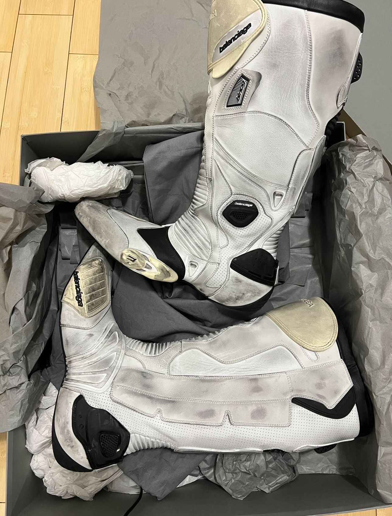 Balenciaga BALENCIAGA BIKER BOOTS Size US 12 / EU 45 - 2 Thumbnail