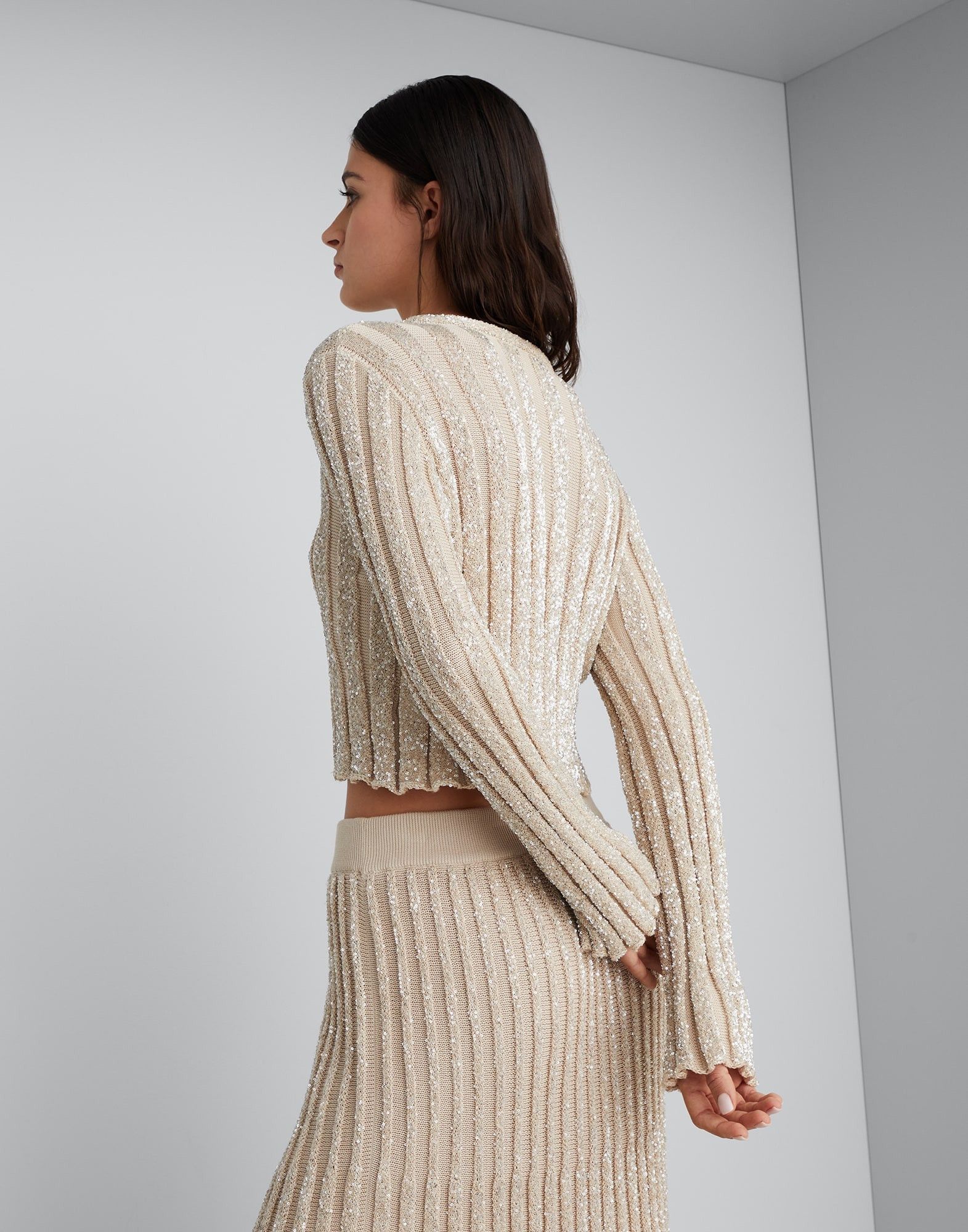 Brunello Cucinelli o1la1rc1a0425 Sweater in Beige Size XL / US 12-14 / IT 48-50 - 4 Thumbnail