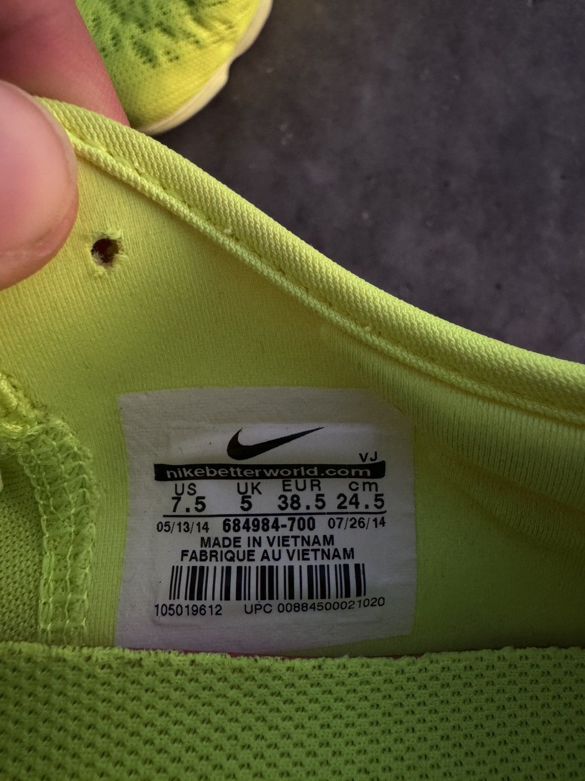 Nike Nike Air Zoom Volt flyknit Size US 7.5 / IT 37.5 - 4 Thumbnail