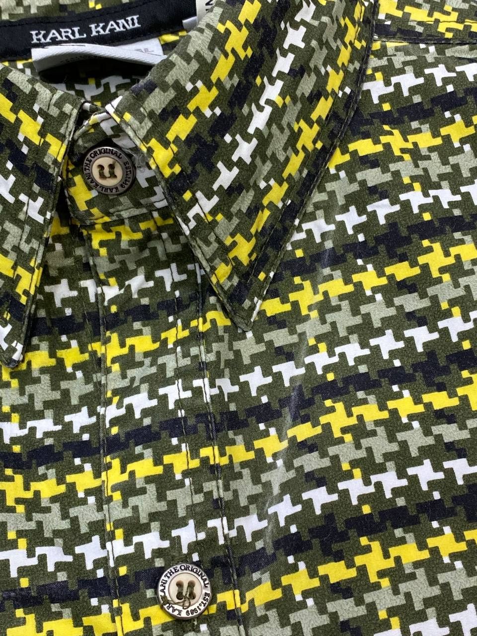 Karl Kani Vintage Karl Kani Y2K Checkered Short Sleeve Buttons Shirt Size US M / EU 48-50 / 2 - 11 Thumbnail