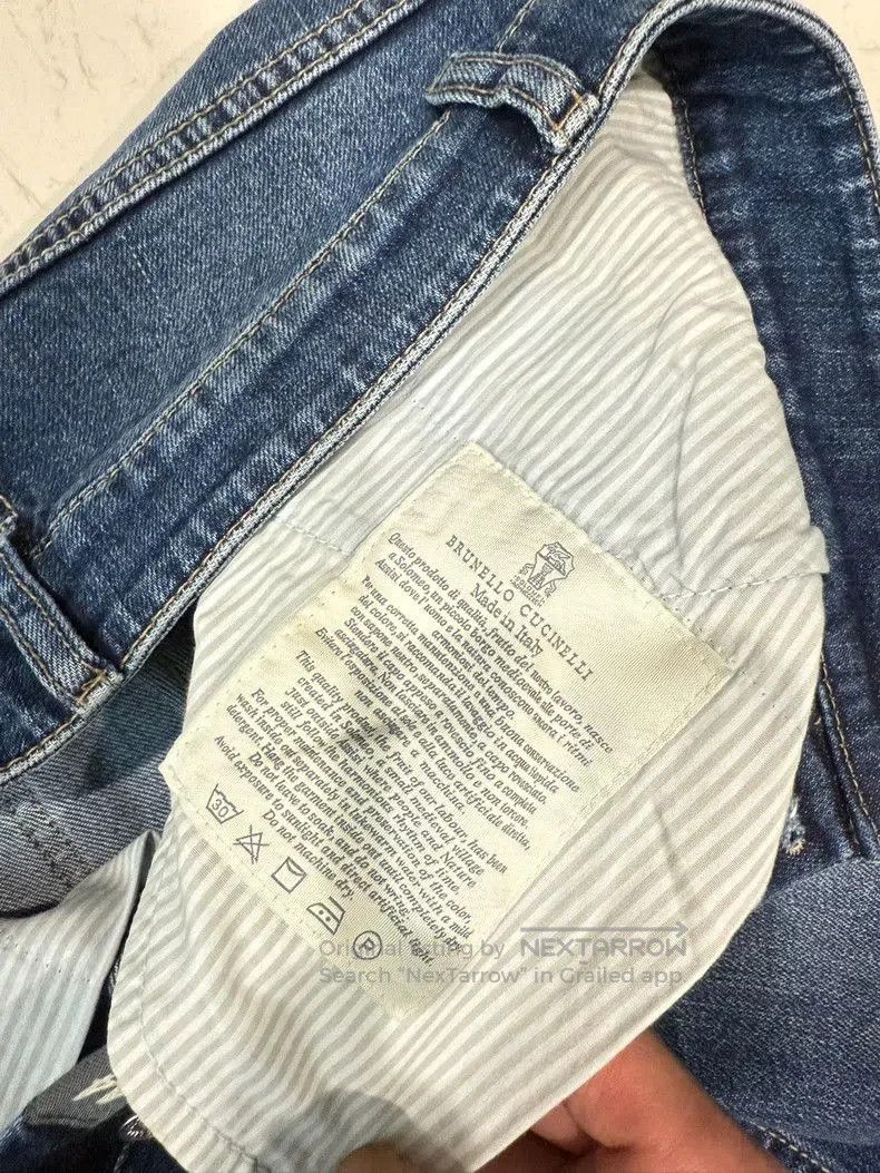 Brunello Cucinelli Brunello Cucinelli Classic Five-Pocket Jeans. Size US 28 / EU 44 - 6 Thumbnail