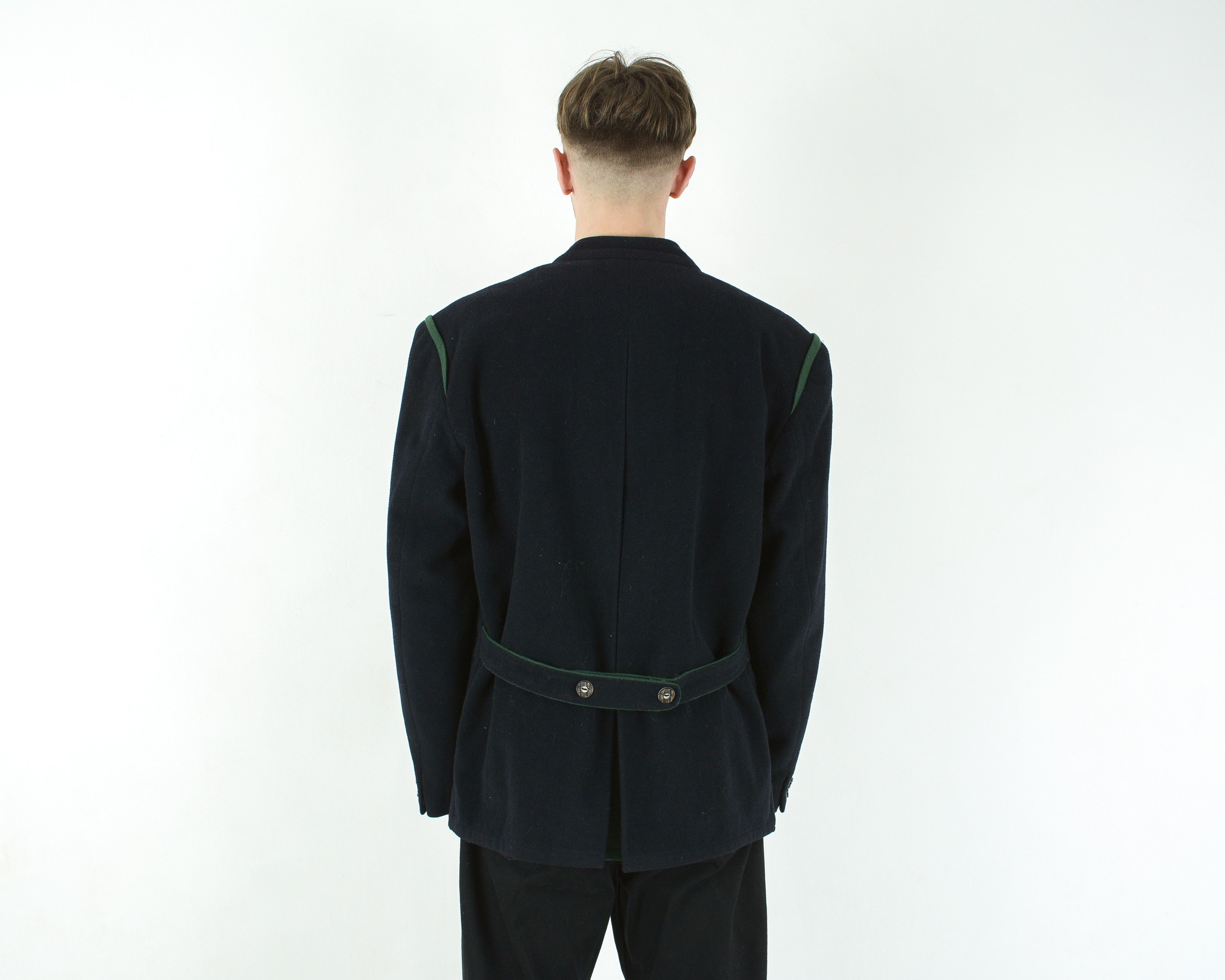 Vintage Blazer UK 40 US Wool Cashmere Jacket Trachten Coat Suit M Size 40R - 5 Thumbnail