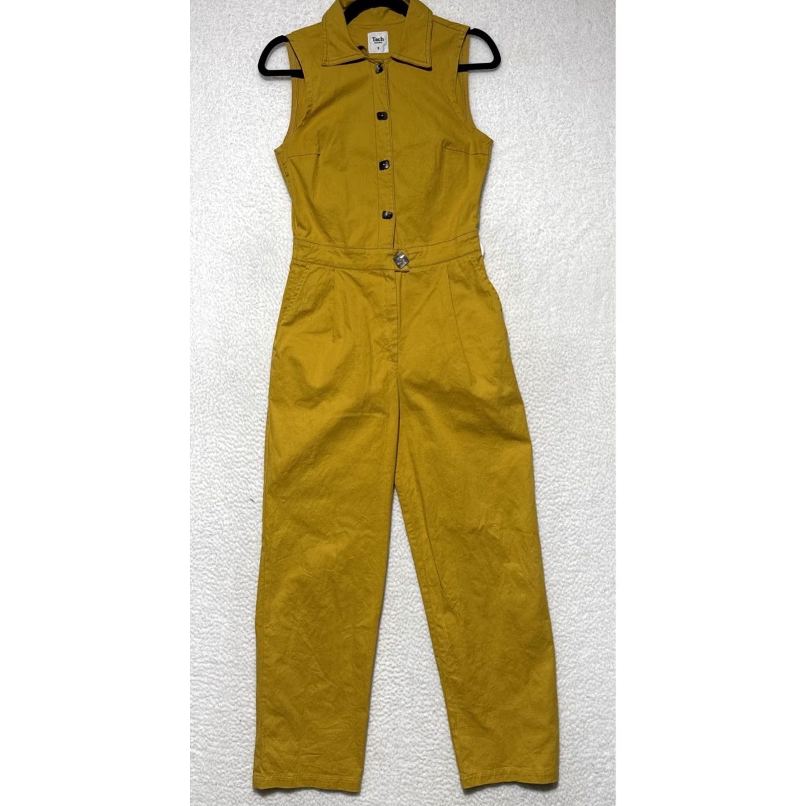 Urban Outfitters Urban Outfitters Tach Silene Sleeveless Jumpsuit Women’s Size Small Color Yellow Size 28" / US 6 / IT 42 - 5 Thumbnail