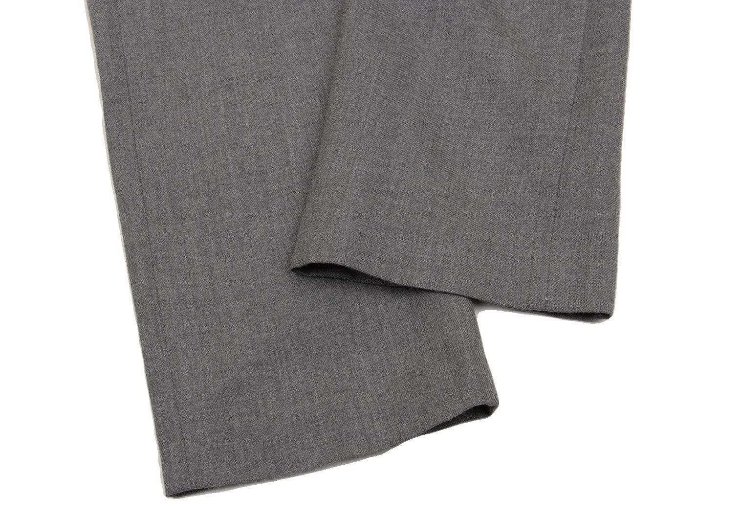 Ganryu Gray Wool Two-Tuck Sarouel Pants Size S Size US 30 / EU 46 - 8 Thumbnail
