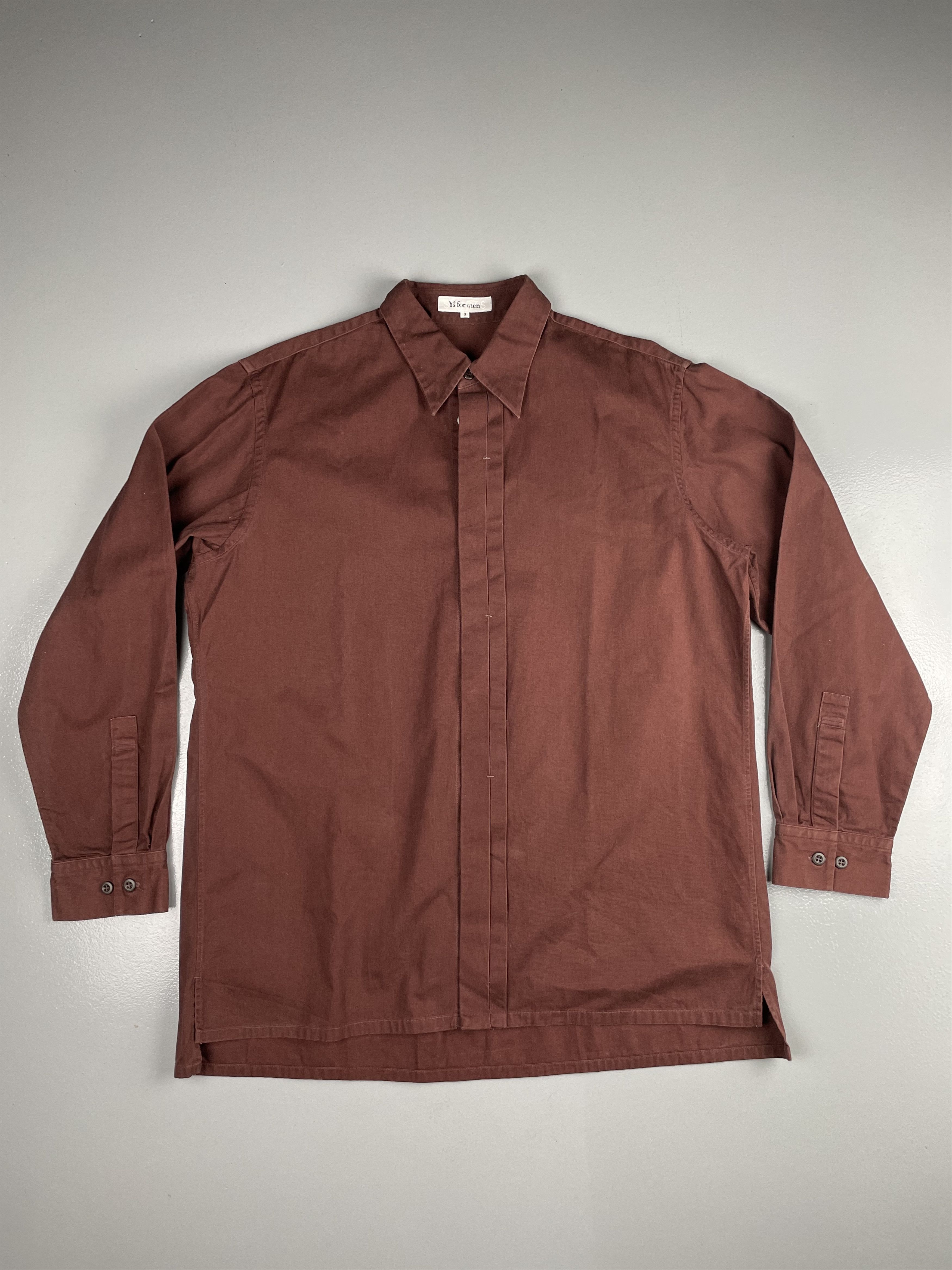 Y's for men SHIRTS vintage thick cotton shirt