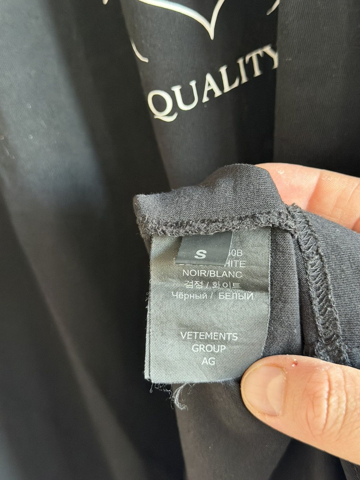 Vetements VETEMENTS Pret-A-Porter Hardcore Couture T-shirt gvasalia Size US S / EU 44-46 / 1 - 8 Thumbnail