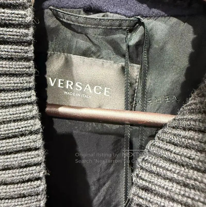 Versace Versace XL Navy Blue Men’s Outerwear Jacket . Size US XL / EU 56 / 4 - 4 Thumbnail
