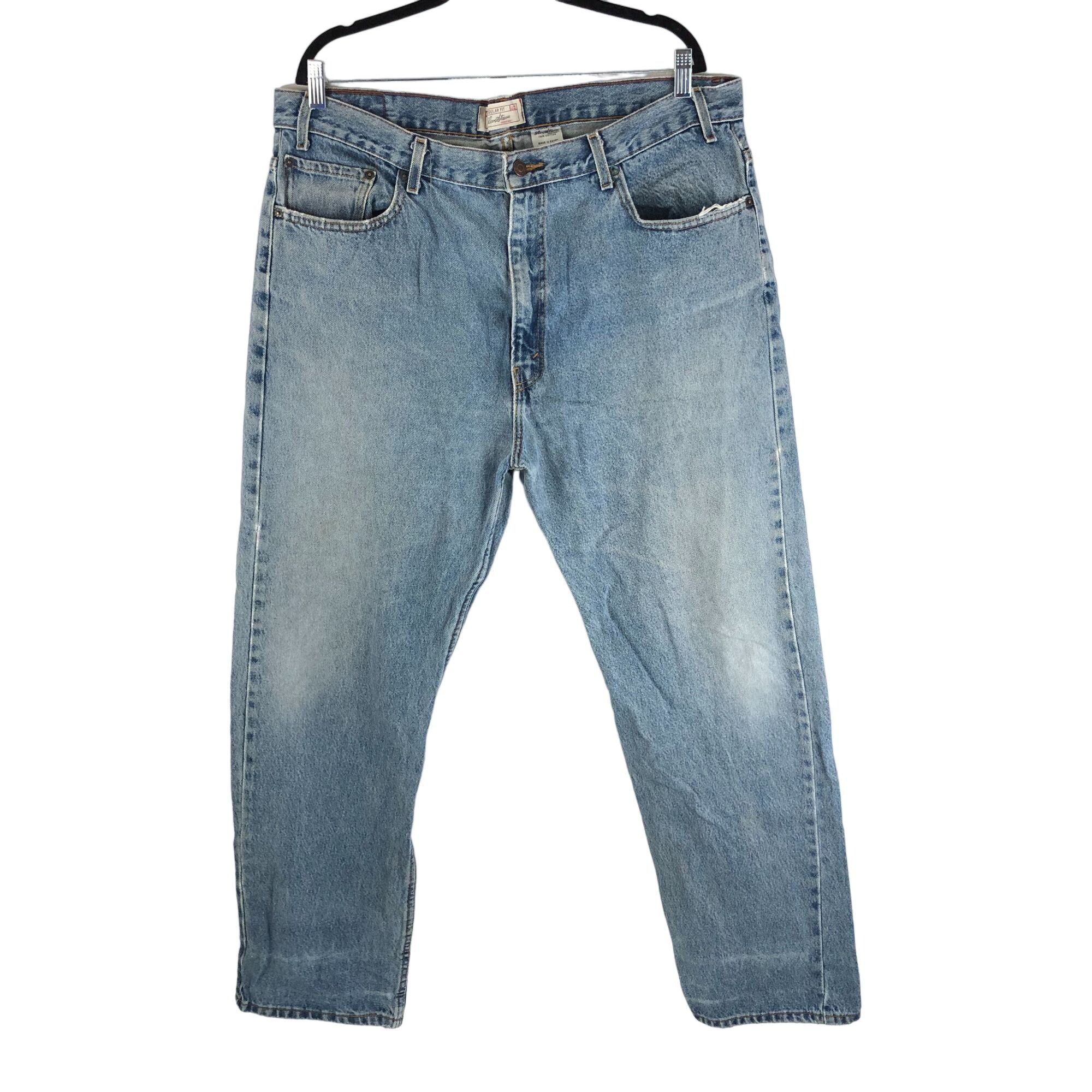 Levi's Levi Strauss Signature Mens Jeans Regular Fit Medium Wash 10 Size US 42 / EU 58 - 1 Thumbnail