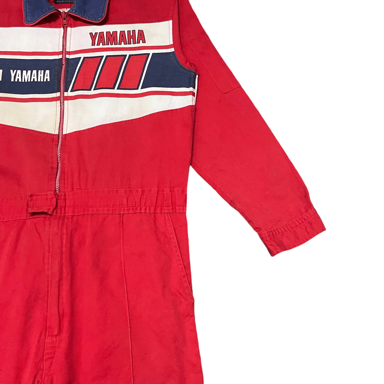 Yamaha Vintage Yamaha Motor Cycle sport Coverall Racing Size US 35 - 4 Thumbnail