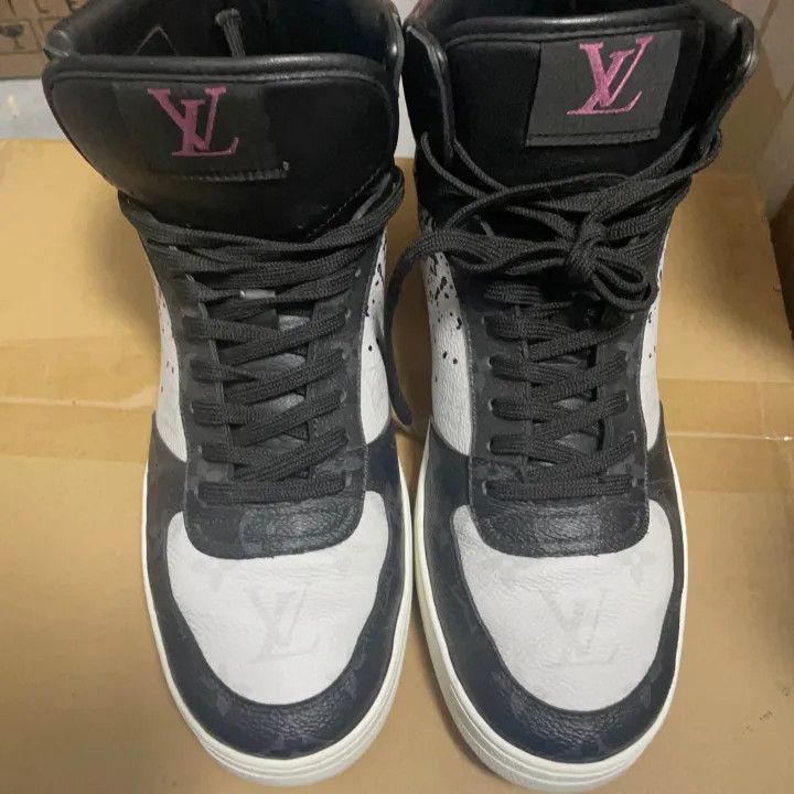 Louis Vuitton Louis Vuitton Rivoli High-Top Fashion Sneakers -2508 Size US 6.5 / EU 39-40 - 1 Thumbnail