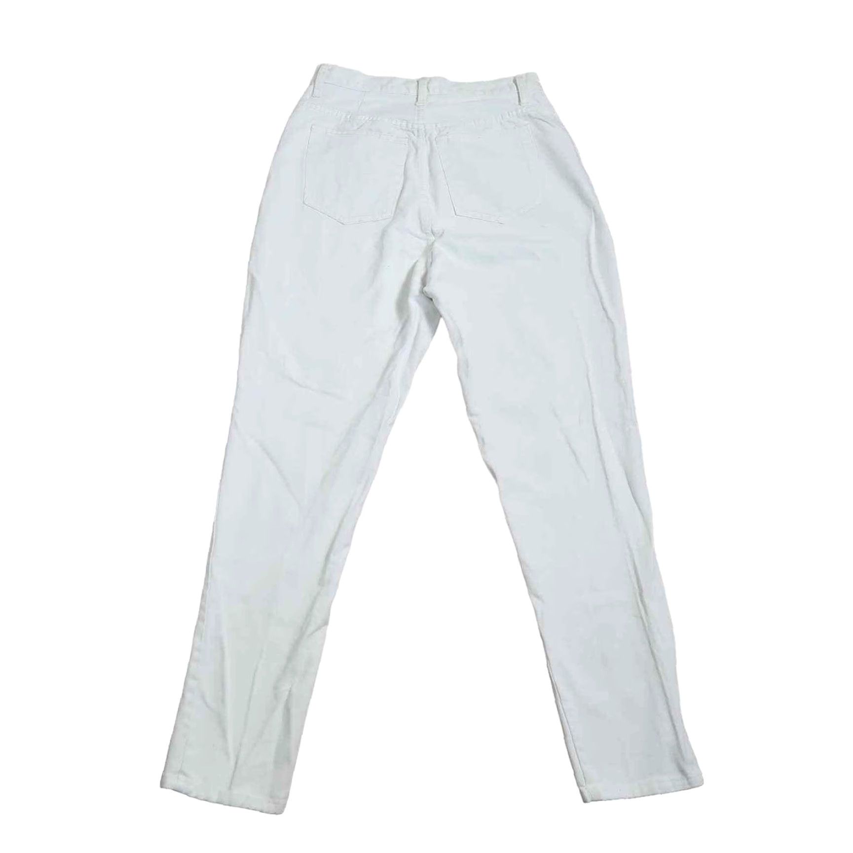 Vintage VINTAGE 90s NY Line cream straight leg high rise mom jeans 29" Adults 14 Cotton Grunge Casual Mens? Size 36" / US 14 / IT 50 - 3 Thumbnail