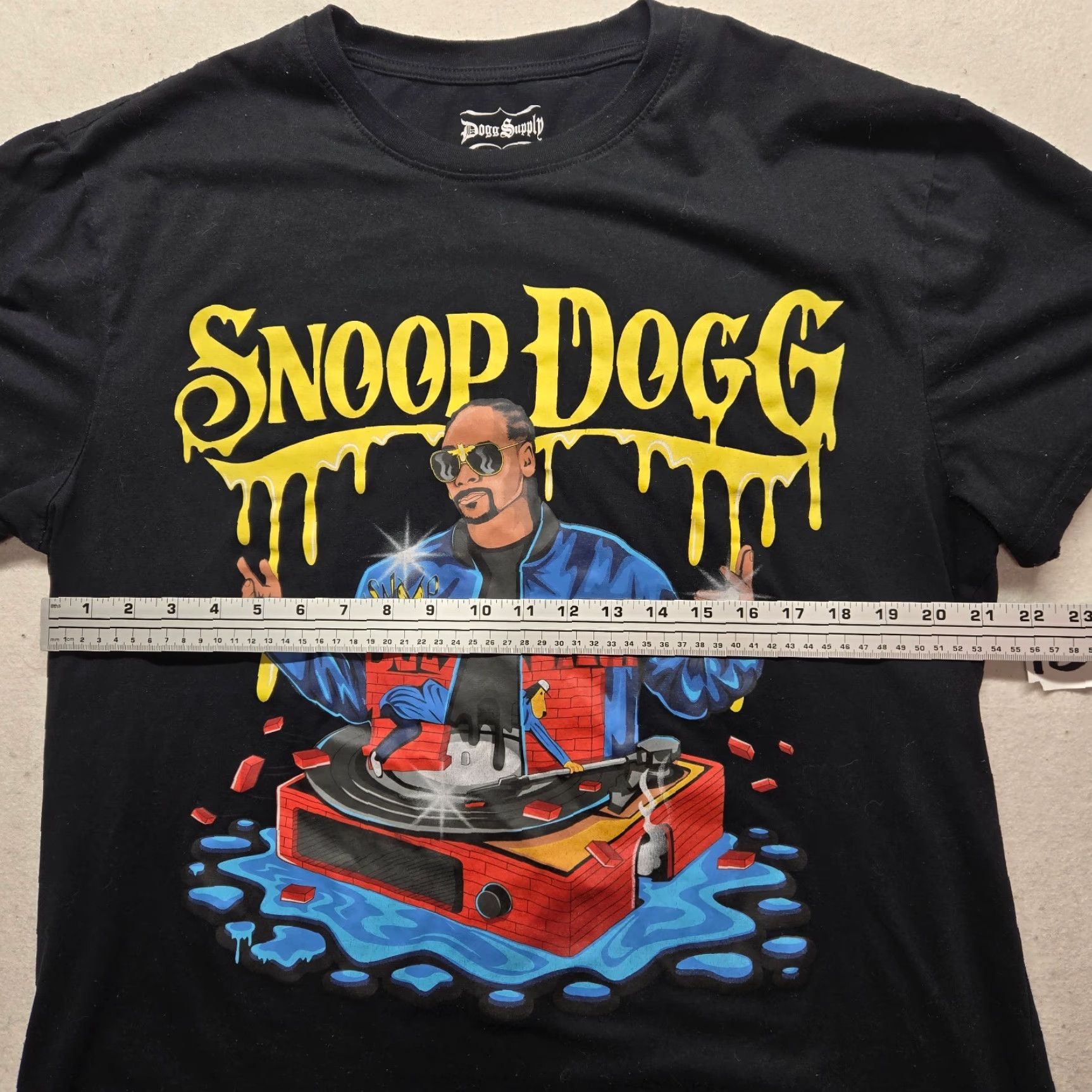 Vintage Snoop Dogg Shirt Black Drip Doggy Style Record Player Graphic Adult Men's XL Size US XL / EU 56 / 4 - 4 Thumbnail