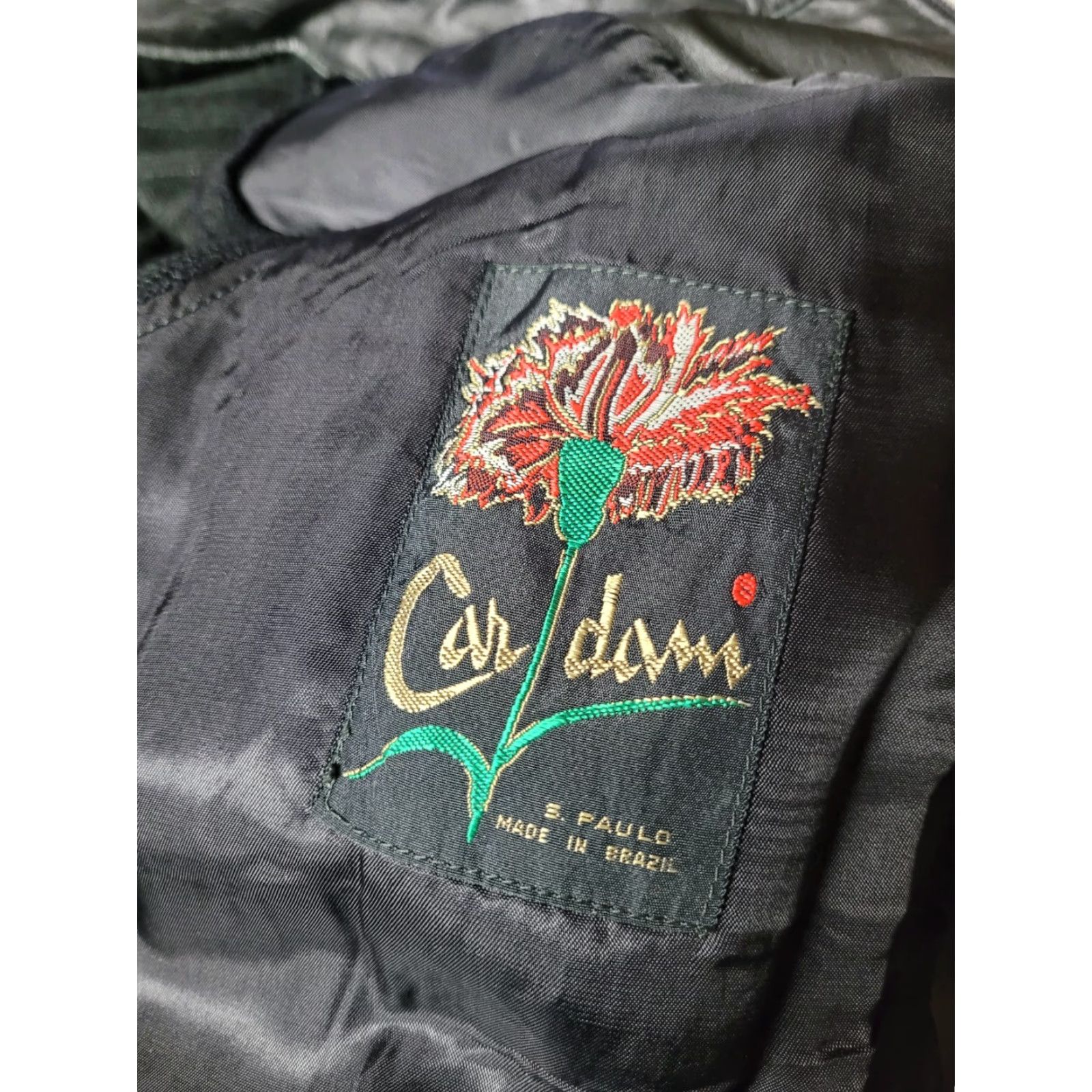 Vintage VINTAGE Grand Prix Motorcycle Jacket XL Black Napa Leather Knit Brazil 80s Full Zip Mens Rare Size US XL / EU 56 / 4 - 8 Thumbnail