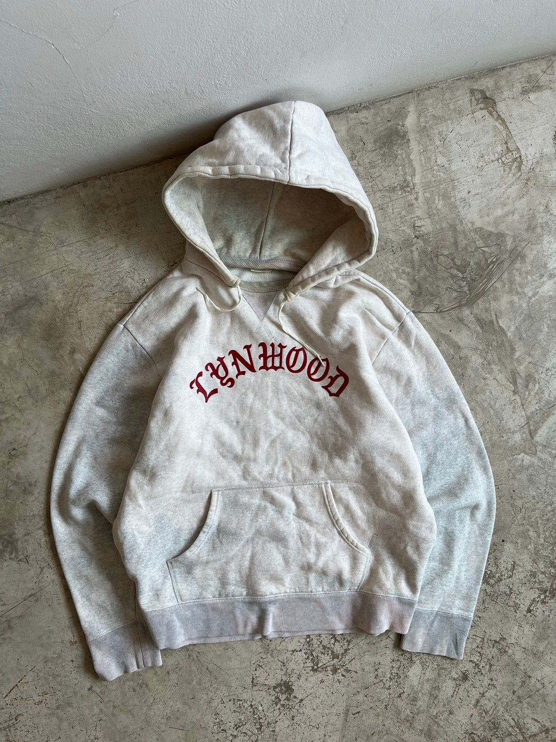 image of Kapital x Radiall Retro 60/70S Vintage Radiall "lynwood" V Hoodie in Fade To Grey (Size Medium)