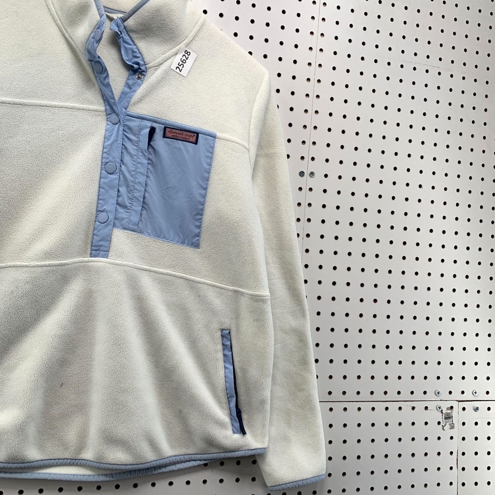 Vineyard Vines Vineyard Vines Polar Fleece SnapPlacket Pullover White Womens Large 22x26.5 Size L / US 10 / IT 46 - 4 Thumbnail