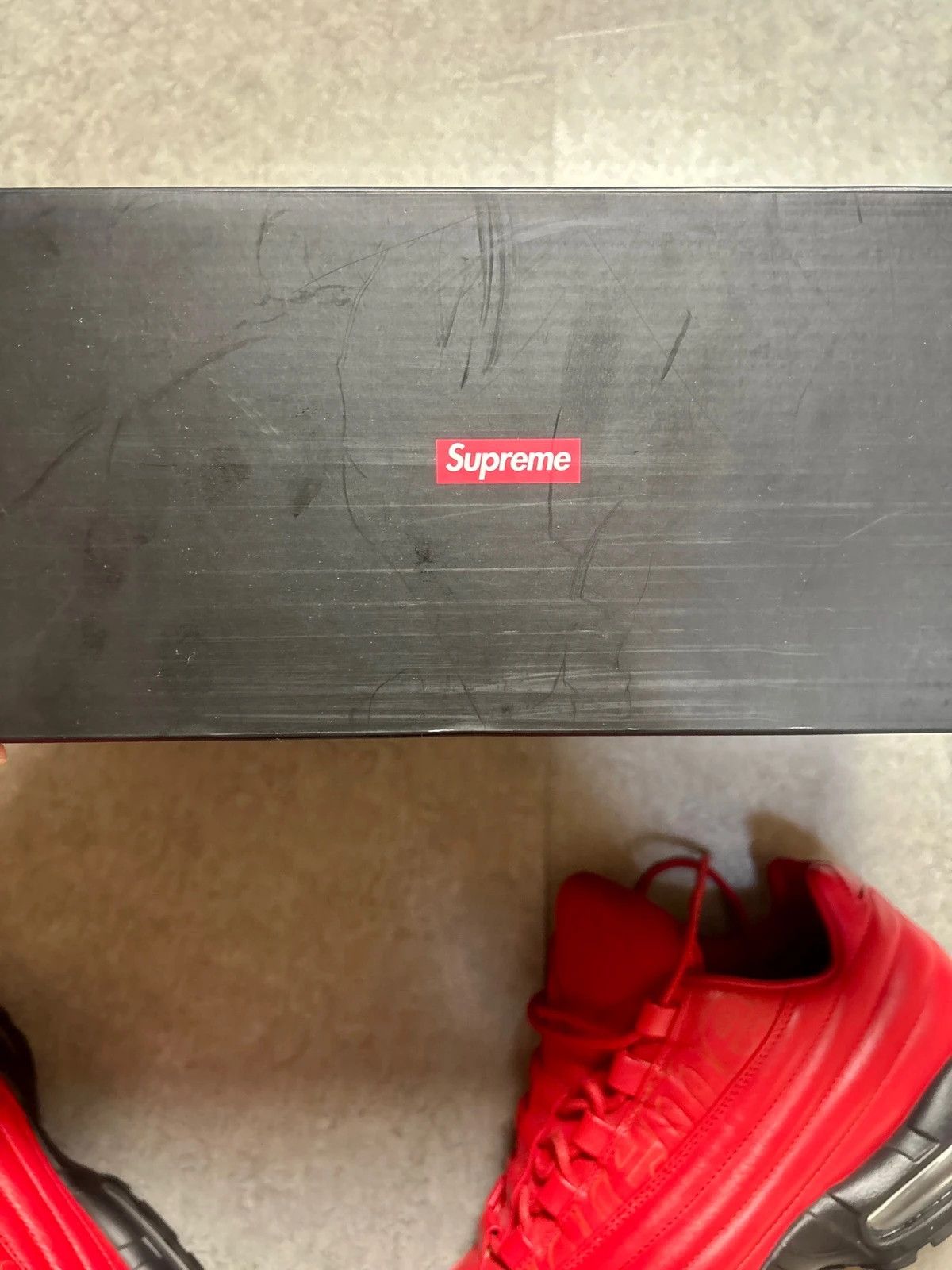 Supreme Nike Air Max 95 Lux x Supreme Red – Made in Italy Size US 9.5 / EU 42-43 - 10 Thumbnail