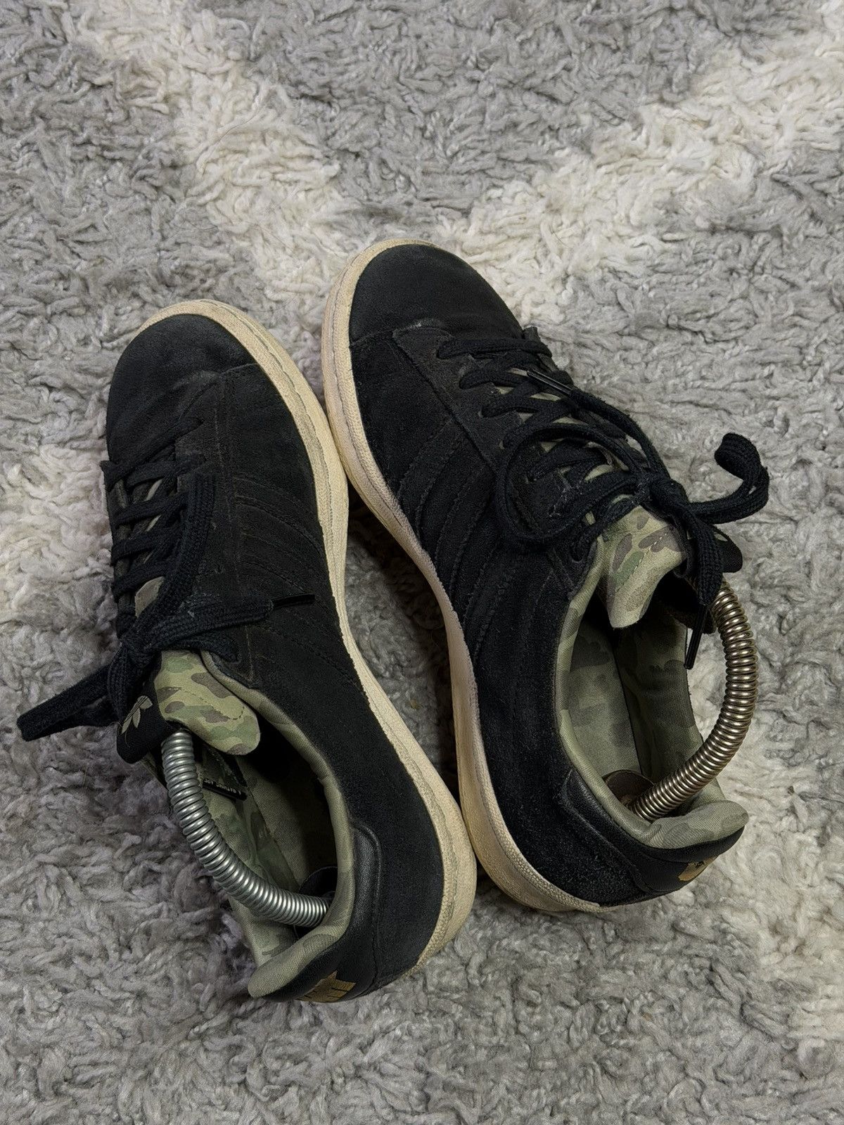 Adidas × Bape Rare Adidas Campus 80s & Undefeated BAPE Low Top Sneakers Size US 6.5 / IT 36.5 - 6 Thumbnail