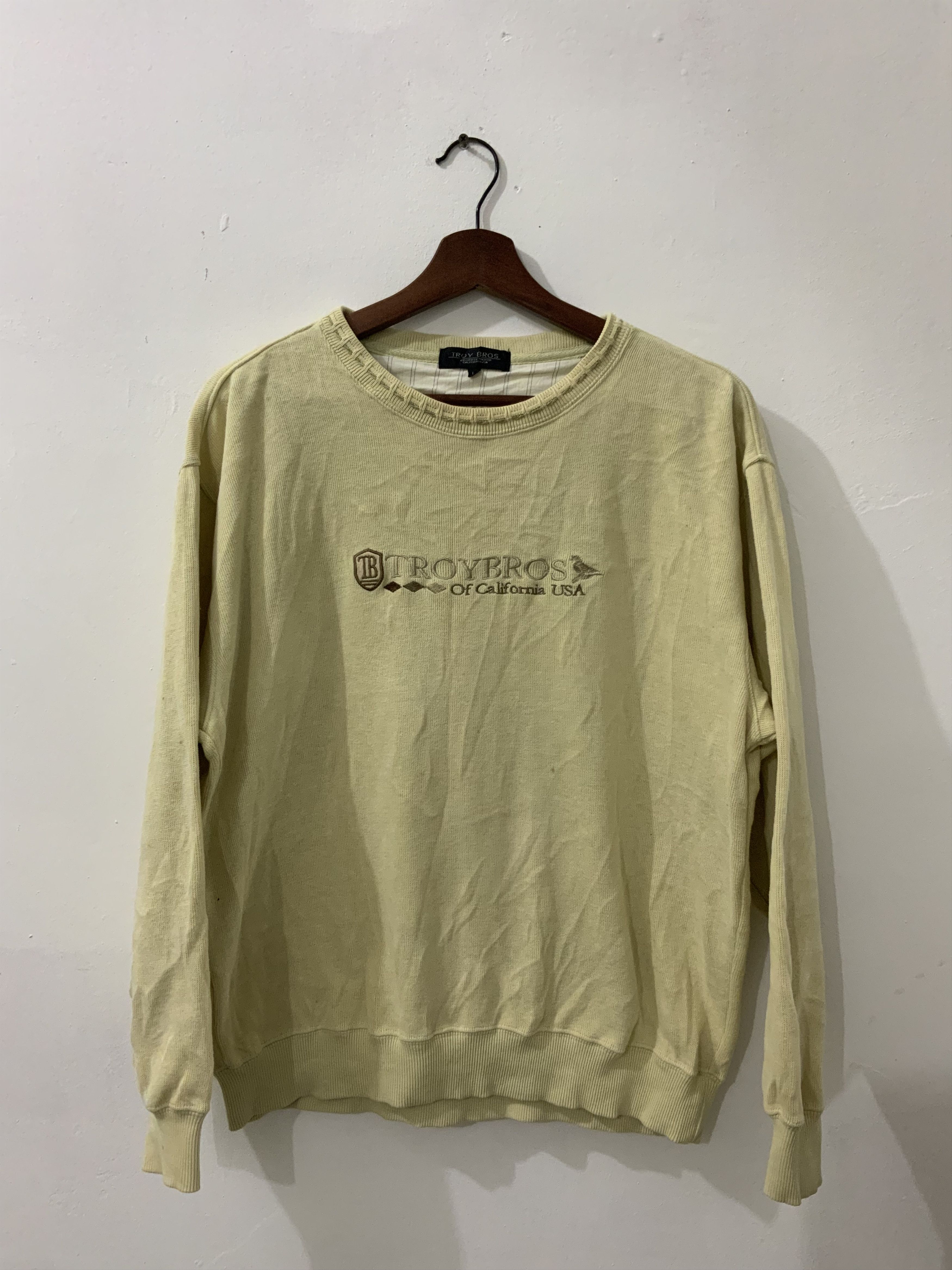 Japanese Brand Vintage Troy Bros Sweatshirt Size US L / EU 52-54 / 3 - 1 Thumbnail