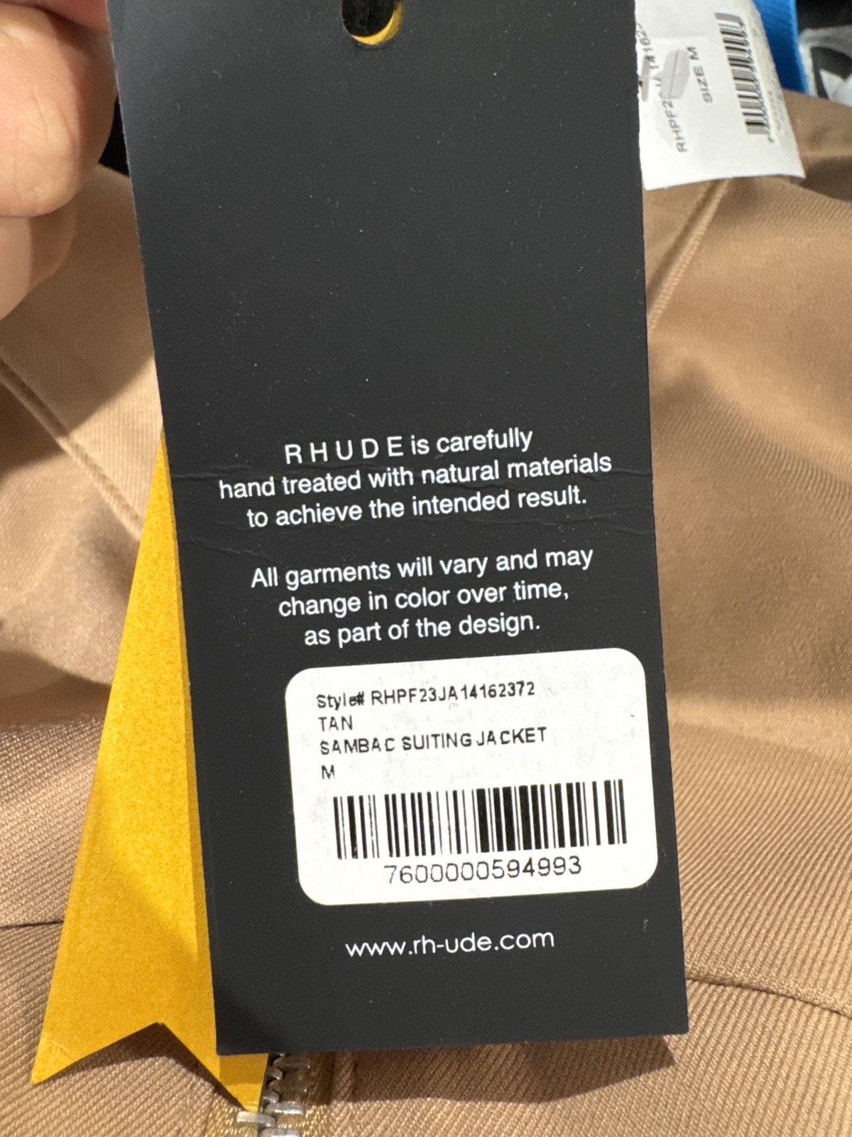 Rhude Sambac suiting jacket Size US M / EU 48-50 / 2 - 3 Thumbnail