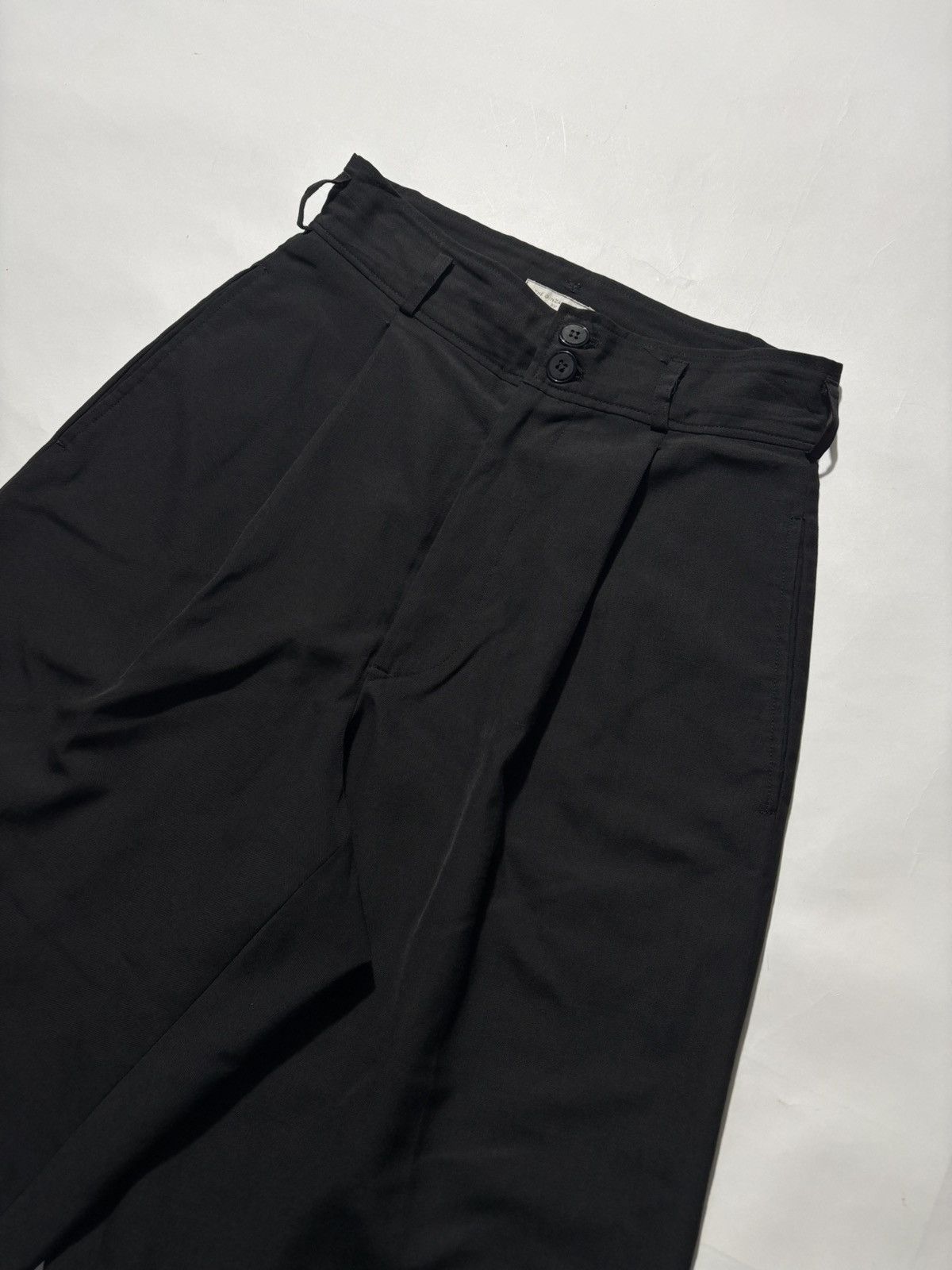 Yohji Yamamoto 1980’s THE GINZA STORY BY YOHJI YAMAMOTO HAKAMA PANTS Size 27" / US 4 / IT 40 - 3 Thumbnail