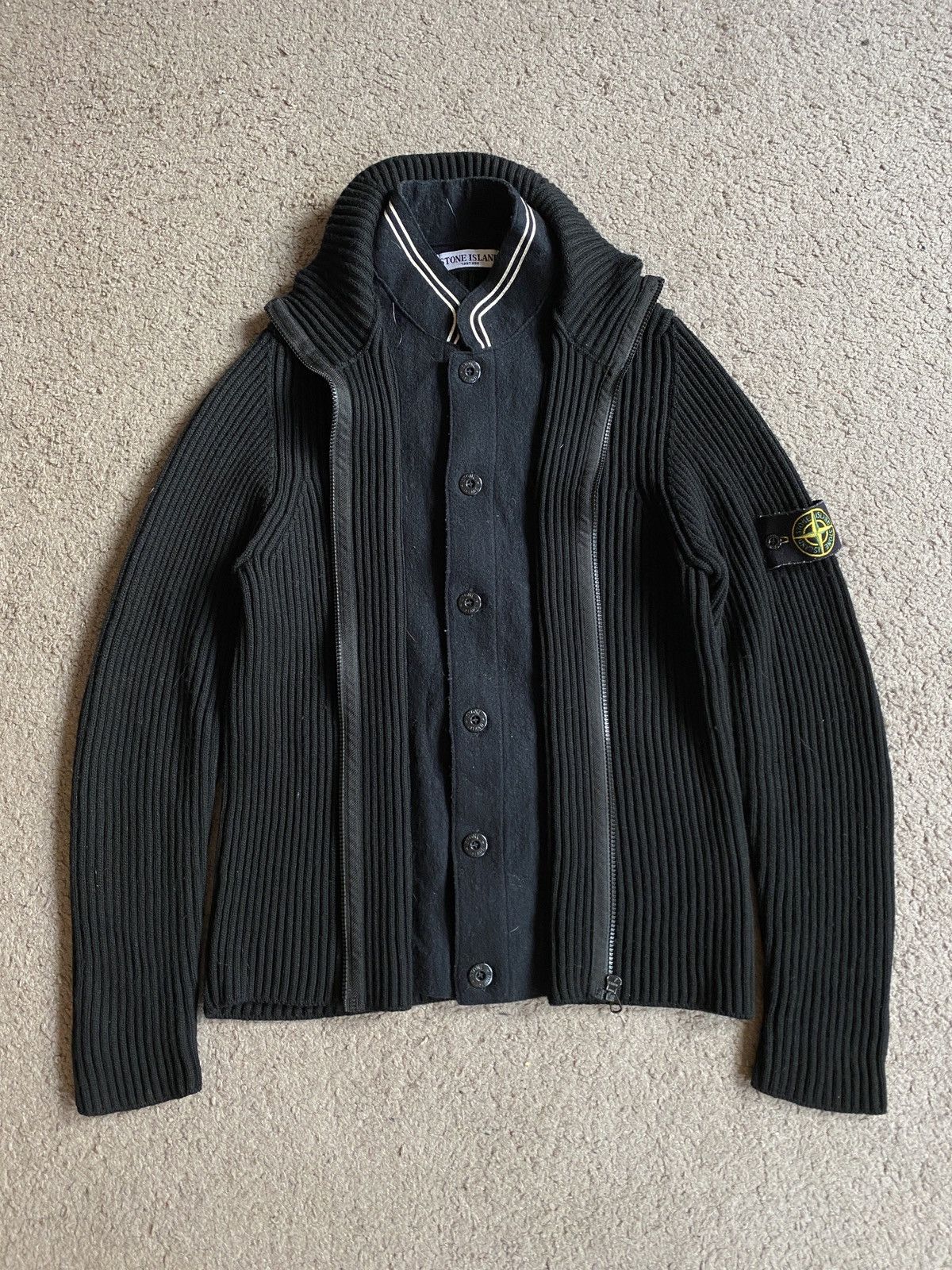 Stone Island × Vintage Vintage Stone Island sweater double knit 