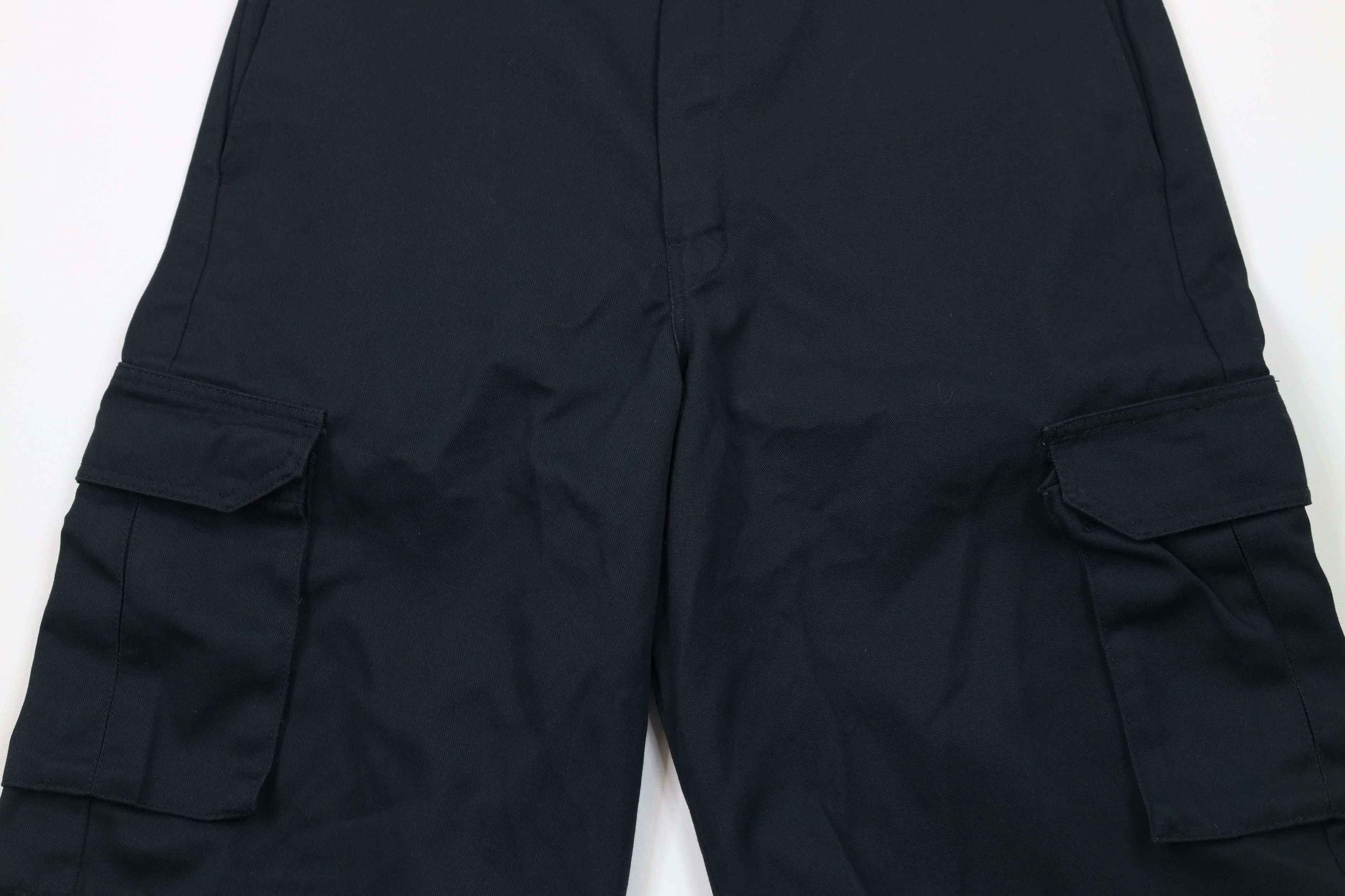 Dickies × Vintage Vintage Y2K Dickies Spell Out Loose Fit Cargo Shorts Black Size US 34 / EU 50 - 3 Thumbnail