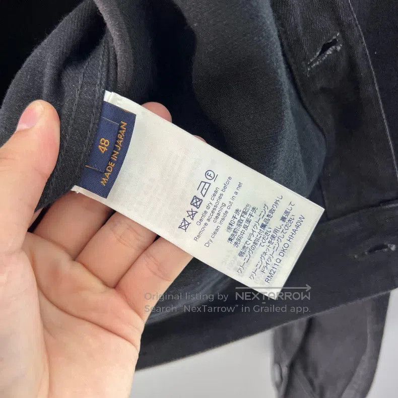 Louis Vuitton Louis Vuitton Black DNA tag denim jacket Size US M / EU 48-50 / 2 - 5 Thumbnail