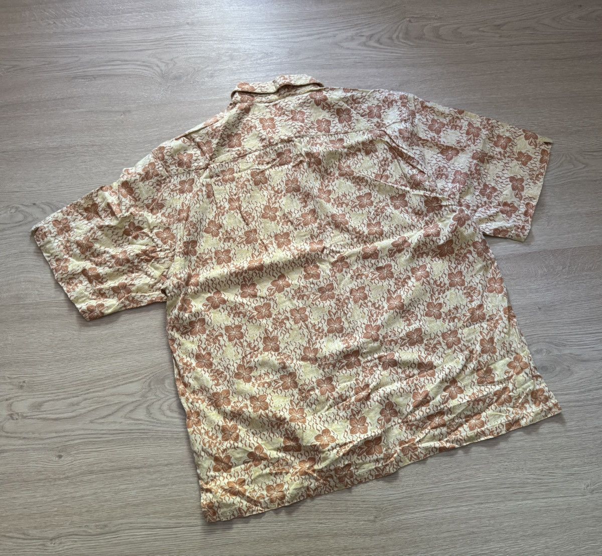 Columbia Vintage 00’s Columbia Oversized Hawaiian Linen Shirt Size US XL / EU 56 / 4 - 4 Thumbnail