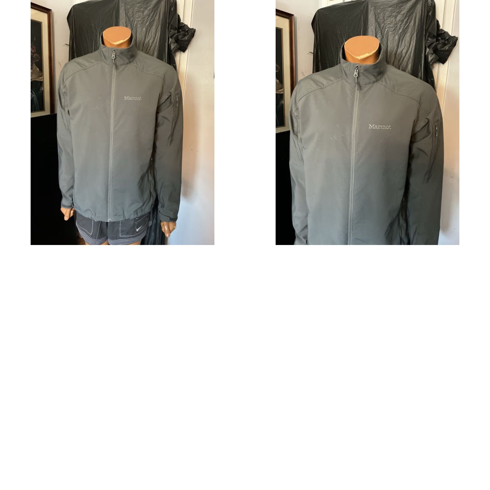Marmot Marmot Jacket Approach M3 Softshell Slate Grey Water Repellent Full Zip Sz. L Size US L / EU 52-54 / 3 - 9 Thumbnail