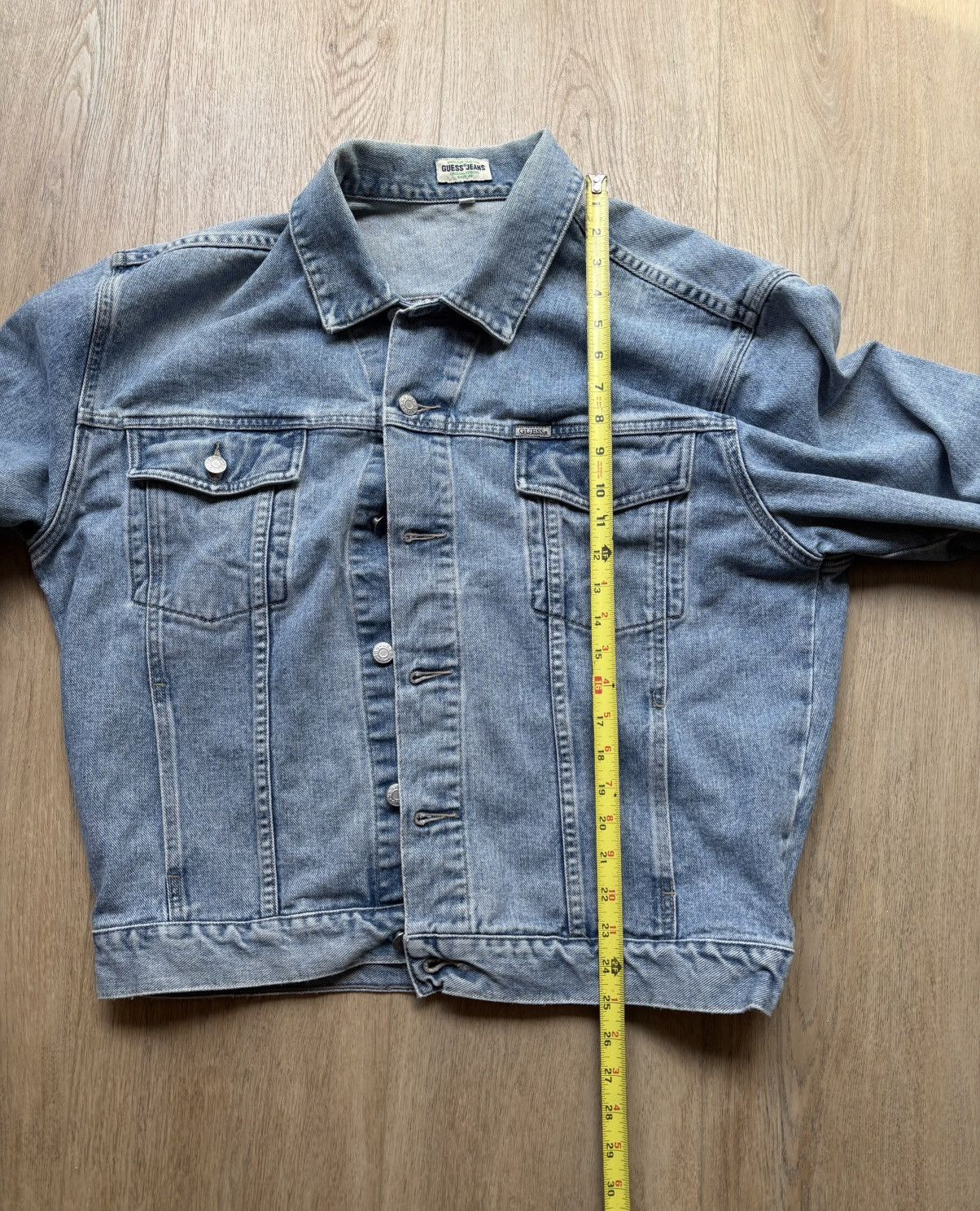 Guess Vintage Guess Jeans Jacket Mens Large Trucker USA 10807 90s Size US XL / EU 56 / 4 - 5 Thumbnail