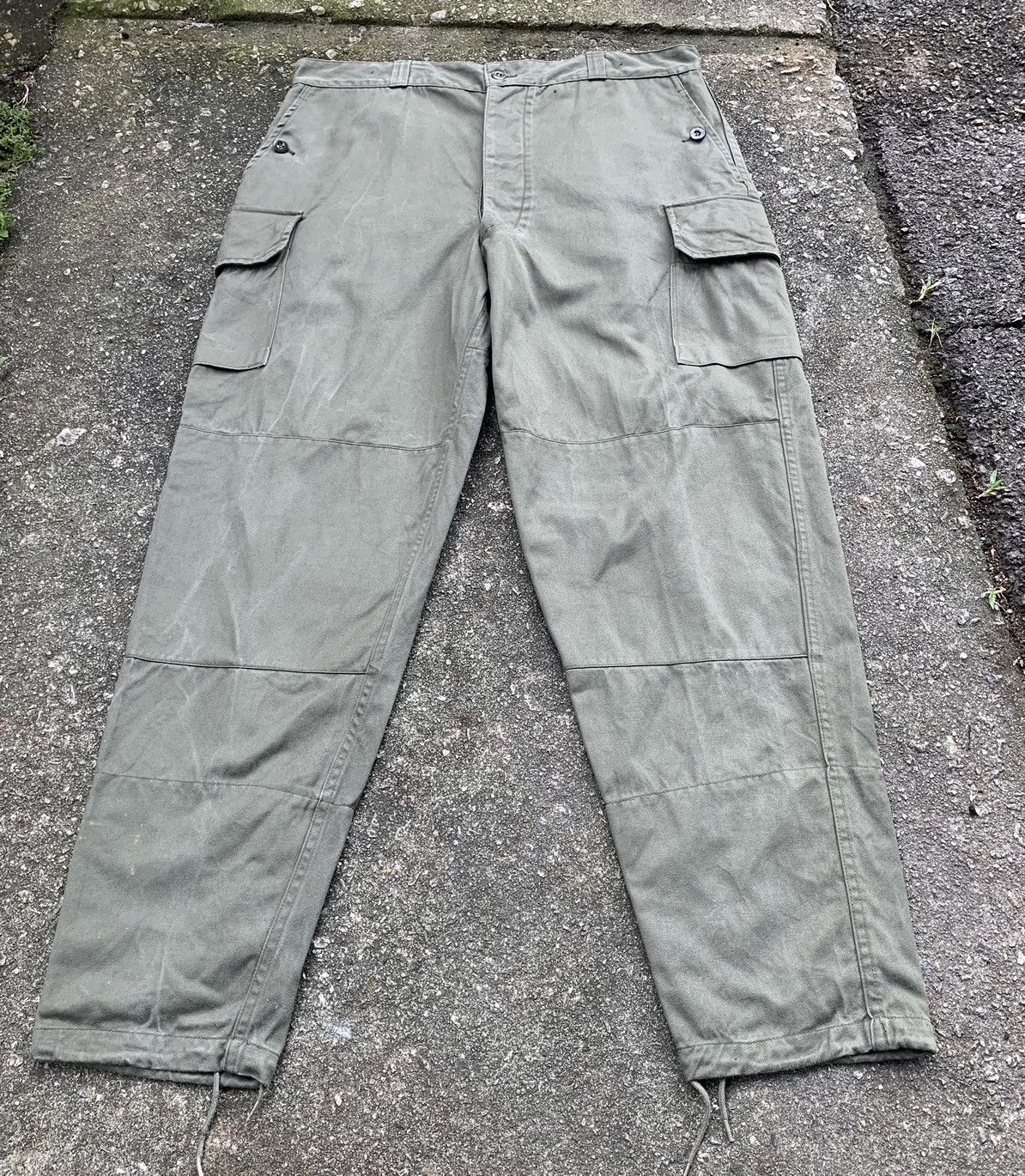 Vintage Rare.. Vintage Distressed French Army Cargo Pants Size US 38 / EU 54 - 8 Thumbnail