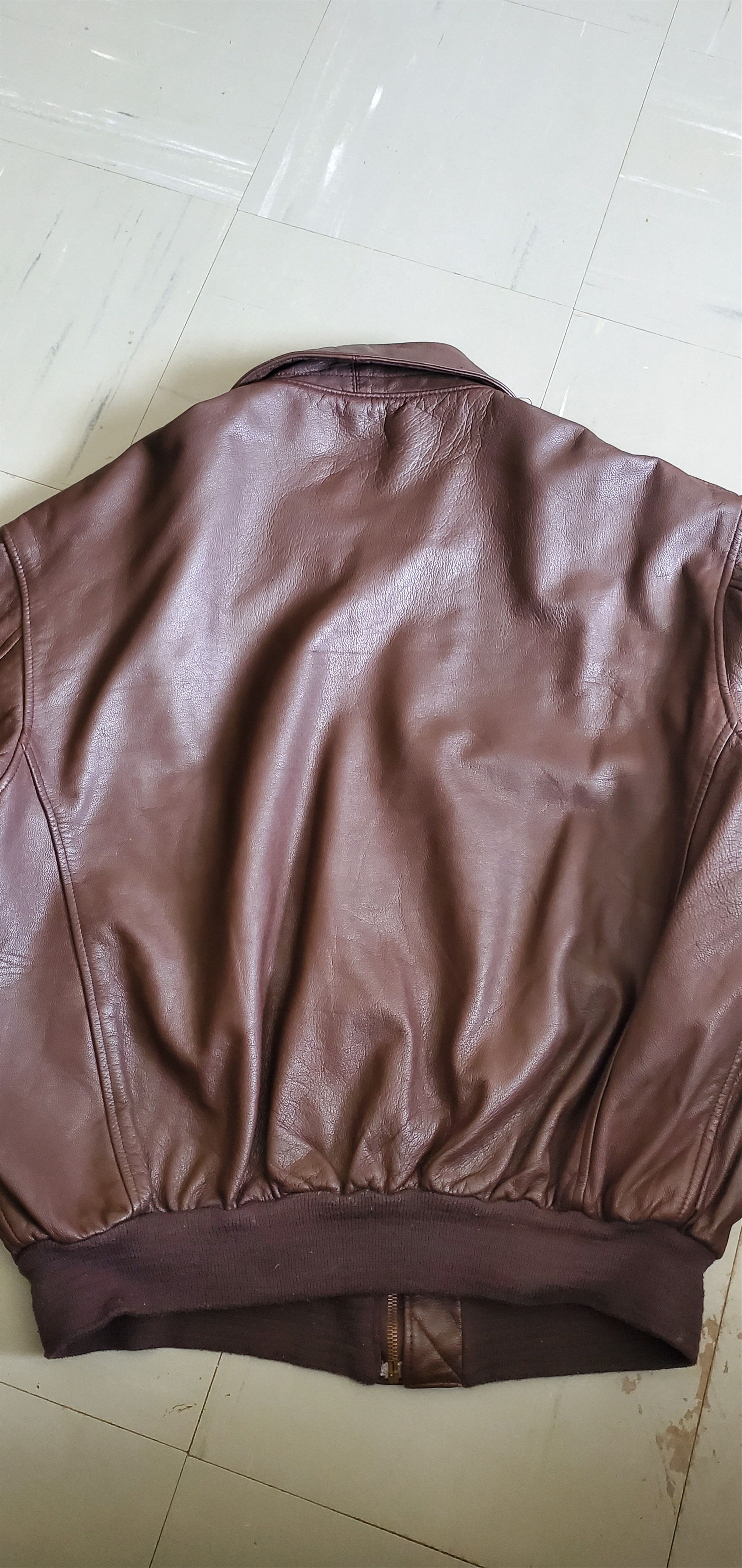 Cooper Cooper A-2 Goatskin Leather Cockpit Jacket Size US M / EU 48-50 / 2 - 3 Thumbnail
